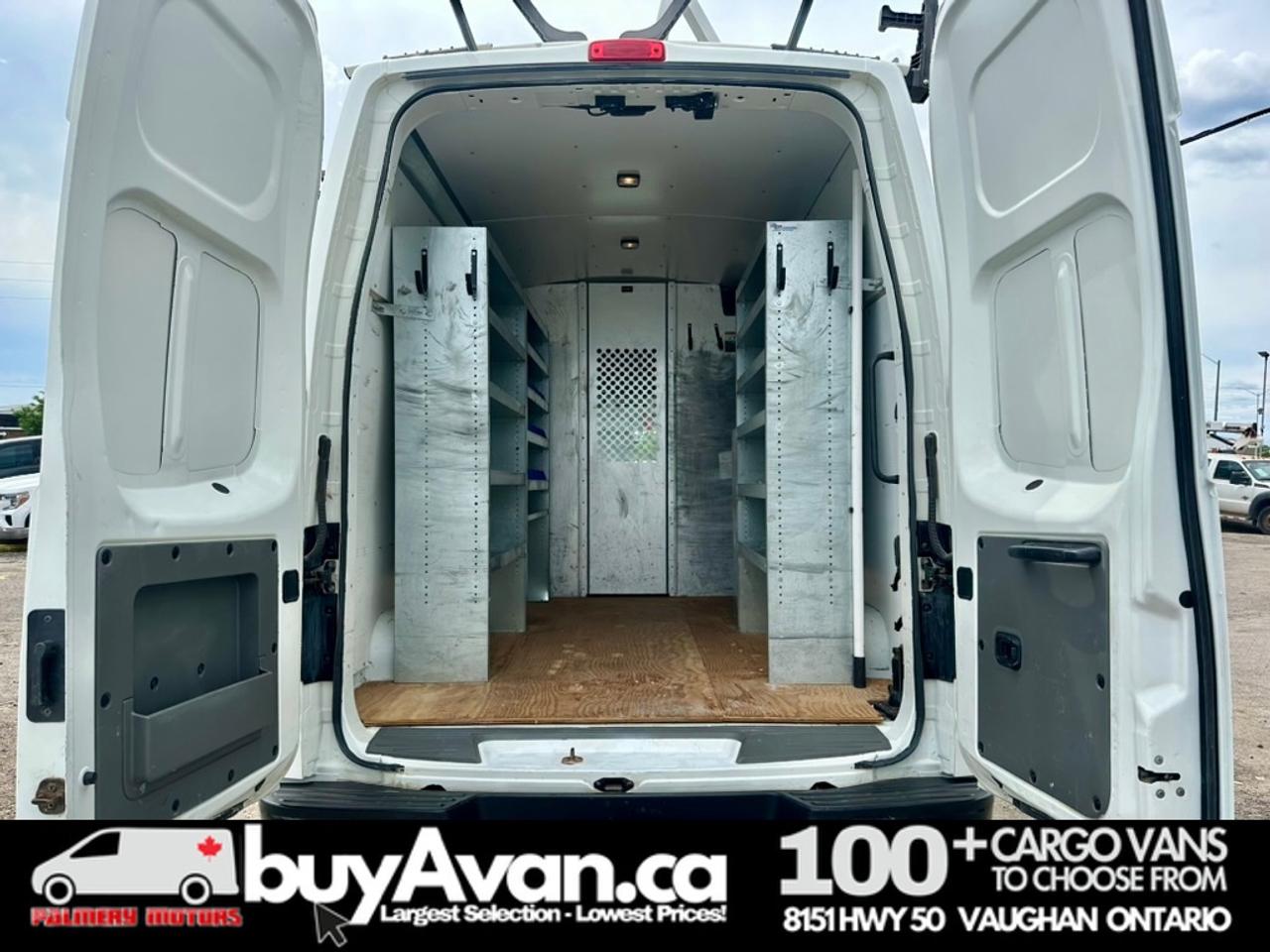 2017 Nissan NV Cargo NV2500 SV High Roof V8 Racks Divider Shelves Photo