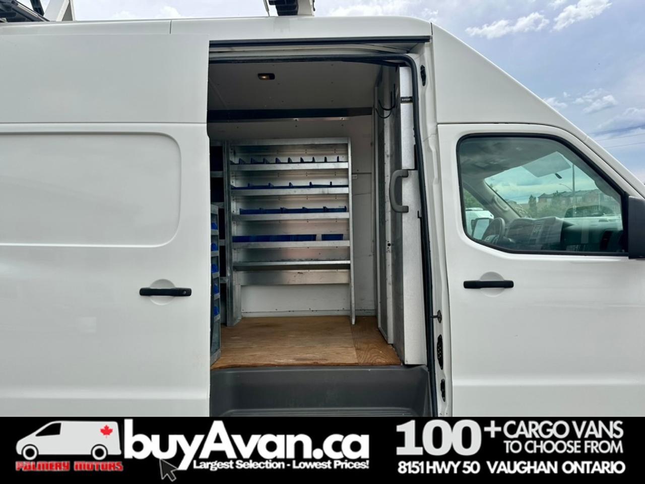 2017 Nissan NV Cargo NV2500 SV High Roof V8 Racks Divider Shelves Photo