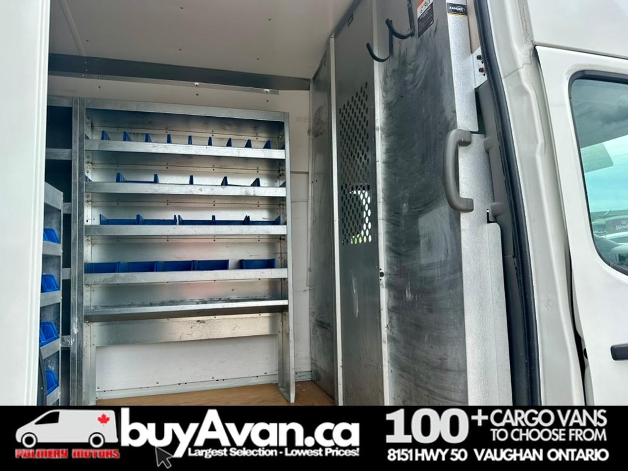2017 Nissan NV Cargo NV2500 SV High Roof V8 Racks Divider Shelves Photo