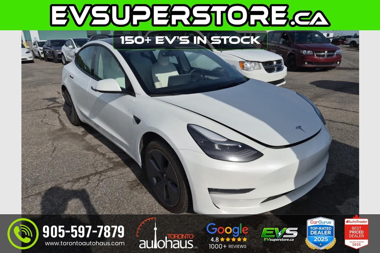 2022 Tesla Model 3 LR I WHITE INT I AWD I EVSUPERSTORE.CA Photo3