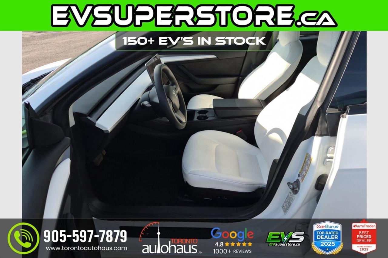 2022 Tesla Model 3 LR I WHITE INT I AWD I EVSUPERSTORE.CA Photo