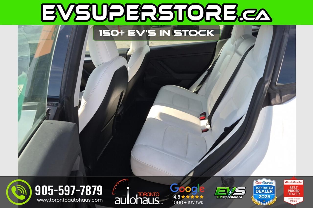 2022 Tesla Model 3 LR I WHITE INT I AWD I EVSUPERSTORE.CA Photo