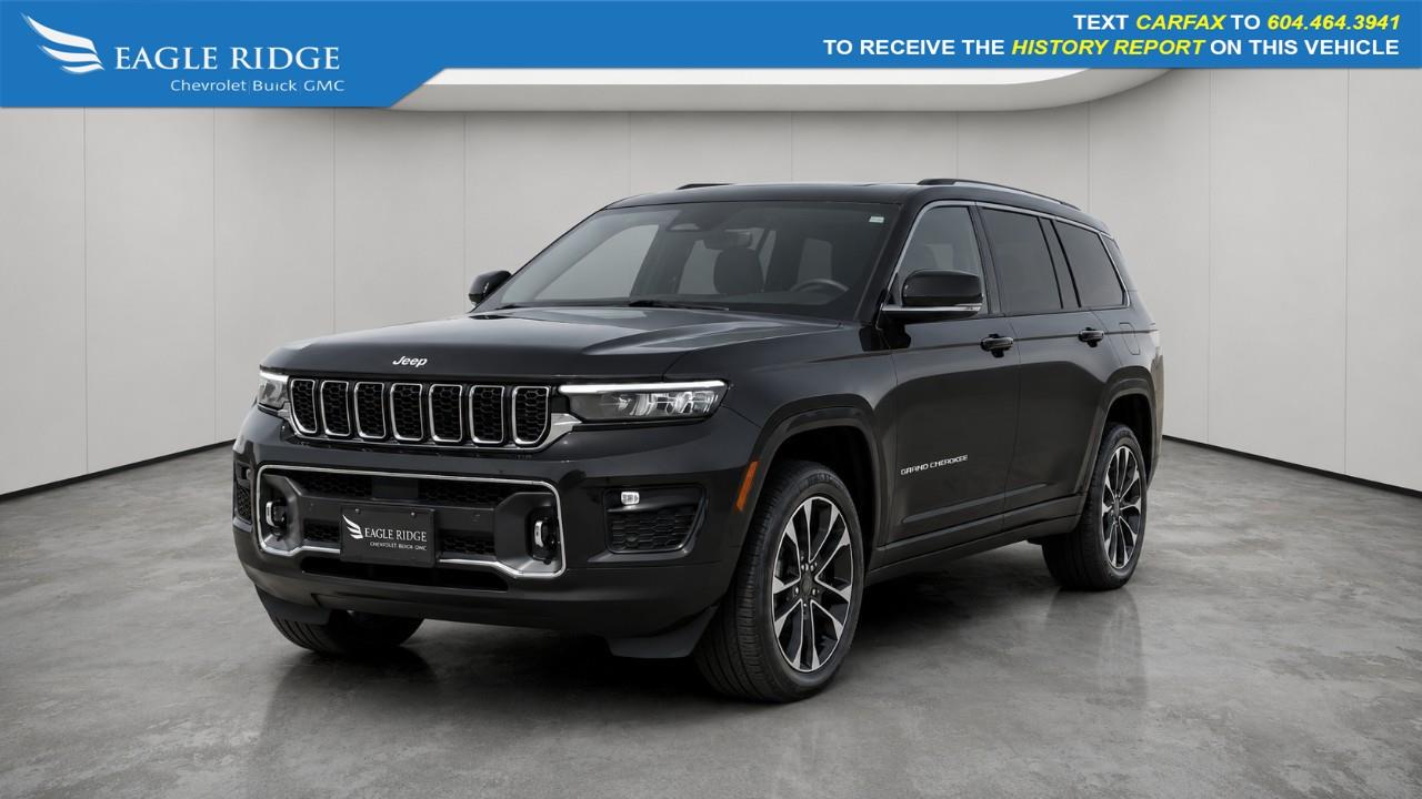 <p>This attractive full-size Jeep SUV features a black exterior, UV-protective windows, a large panoramic sunroof, rear window sunshades, and seating for seven passengers. It comes equipped with power-adjustable seats, power-folding rear seats, massaging seats, a premium McIntosh sound system, adaptive cruise control, lane-keeping assist, a heated steering wheel, heated seats, an adjustable air-suspension system, differential lock, multiple drive modes, and many other premium safety and convenience features.</p> <p>Eagle Ridge GM in Coquitlam is your Locally Owned & Operated Chevrolet, Buick, GMC Dealer, and a Certified Service and Parts Center equipped with an Auto Glass & Premium Detail. Established over 30 years ago, we are proud to be Serving Clients all over Tri Cities, Lower Mainland, Fraser Valley, and the rest of British Columbia. Find your next New or Used Vehicle at 2595 Barnet Hwy in Coquitlam. Price Subject to $595 Documentation Fee. Financing Available for all types of Credit.</p>