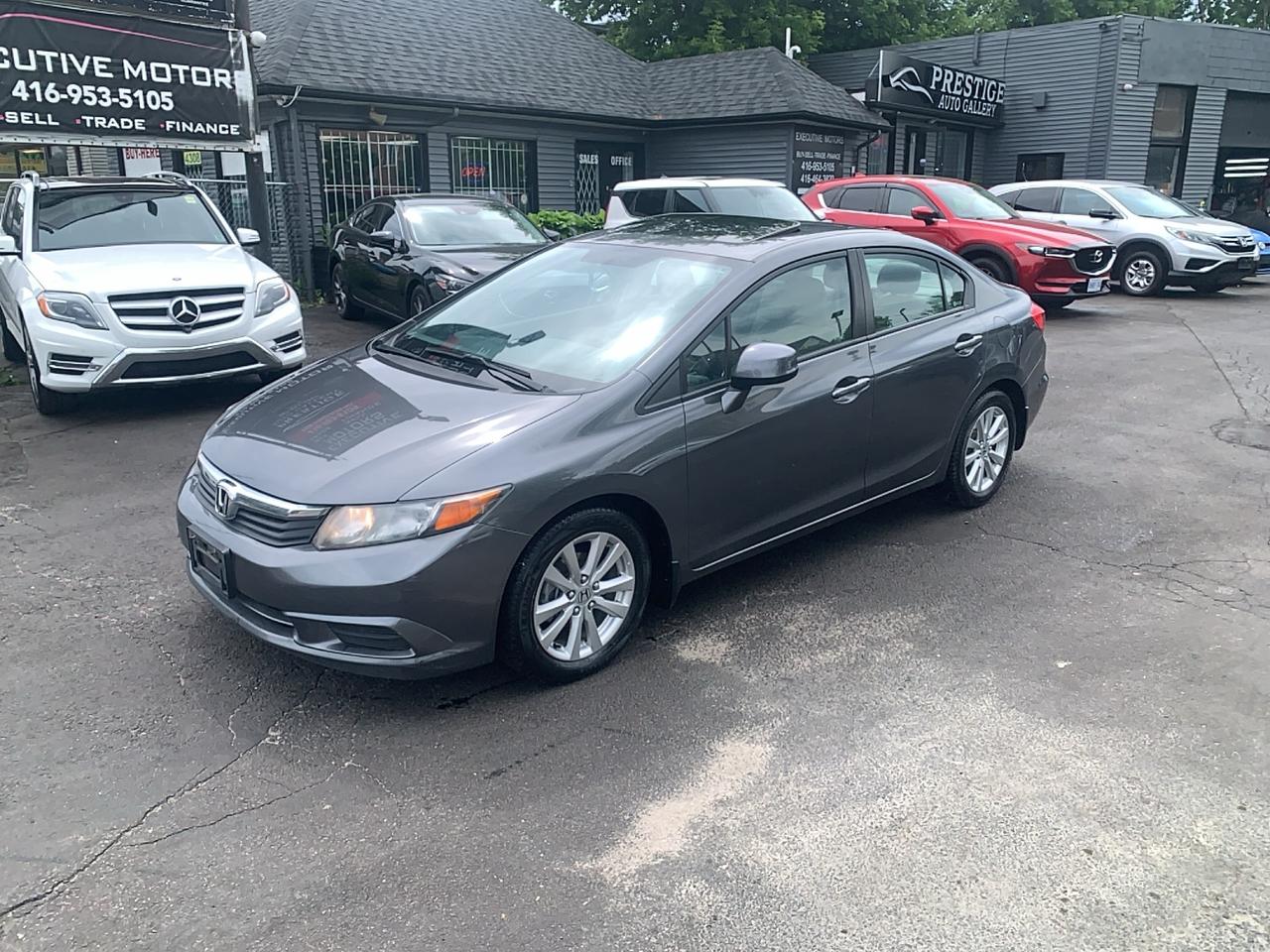 Used 2012 Honda Civic EX-L/ LEATHER /ROOF / NAVI / ICE COLD AC / CLEANN/ for sale in Scarborough, ON
