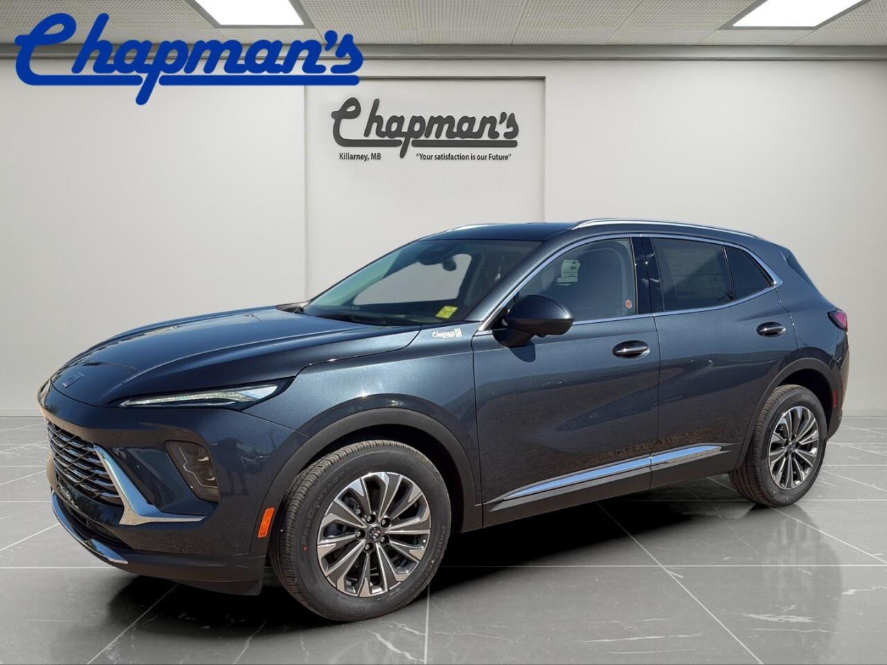 Meet the brand new 2026 Buick Envision Preferred Awd at Chapman Chevrolet Buick GMC in Killarney. This blue SUV blends clean design, confident utility, and everyday comfort in one smart package. Its 2.0L I4 gas engine, automatic transmission, and all-wheel drive layout help make daily driving feel smooth and sure.

Finished in Blue with an Ebony interior accented in Ebony, the 2026 Buick Envision Preferred Awd offers a refined look inside and out. It is built for Canadian driving needs and includes an engine block heater, a welcome feature for cold mornings and winter starts.

FEATURES OF THE Envision Preferred Awd

»» Standard all-wheel drive for added traction
»» 2.0L turbocharged four-cylinder gas engine
»» Automatic transmission for smooth daily driving
»» Engine block heater for cold weather

ADVANCED SAFETY FEATURES

»» Rear vision camera aids reversing confidence
»» Forward collision alert helps spot hazards
»» Automatic emergency braking supports safer stops
»» Lane keep assist helps maintain position

PERFORMANCE AND EFFICIENCY

»» 2.0L I4 gas engine delivers power
»» Automatic transmission supports smooth acceleration
»» All-wheel drive adds year-round confidence
»» Engine block heater helps winter starts

COMFORT AND CONVENIENCE

»» Spacious cabin design supports daily comfort
»» Dual-tone interior adds upscale visual appeal
»» Four-door access makes entry very easy
»» Quiet ride suits commuting and travel

TECHNOLOGY AND CONNECTIVITY

»» Large infotainment screen improves driver access
»» Smartphone integration supports daily convenience
»» Clear digital displays show key information
»» Hands-free connectivity helps reduce distraction

CARGO SPACE

»» Rear cargo area suits daily errands
»» Split-folding rear seat expands flexibility
»» Wide opening helps load larger items
»» SUV shape supports versatile storage needs

WHAT OTHER OWNERS LIKE

»» Quiet highway ride feels calm and refined
»» Useful cargo room for busy lifestyles
»» Confident all-wheel drive in poor weather
»» Easy-to-use technology feels modern and simple

The 2026 Buick Envision Preferred Awd is a strong fit for drivers who want comfort, useful space, and confident road manners in one premium-minded SUV. Its brand new condition means you can enjoy the latest Buick design and fresh ownership from day one.

At Chapman Chevrolet Buick GMC in Killarney, this 2026 Buick Envision Preferred Awd stands out with the features that matter most. You get a capable 2.0L I4 gas engine, automatic transmission, all-wheel drive confidence, and the added practicality of an engine block heater for Canadian conditions.

This 2026 Buick Envision Preferred Awds VIN is: LRBFZMR48TD085145.