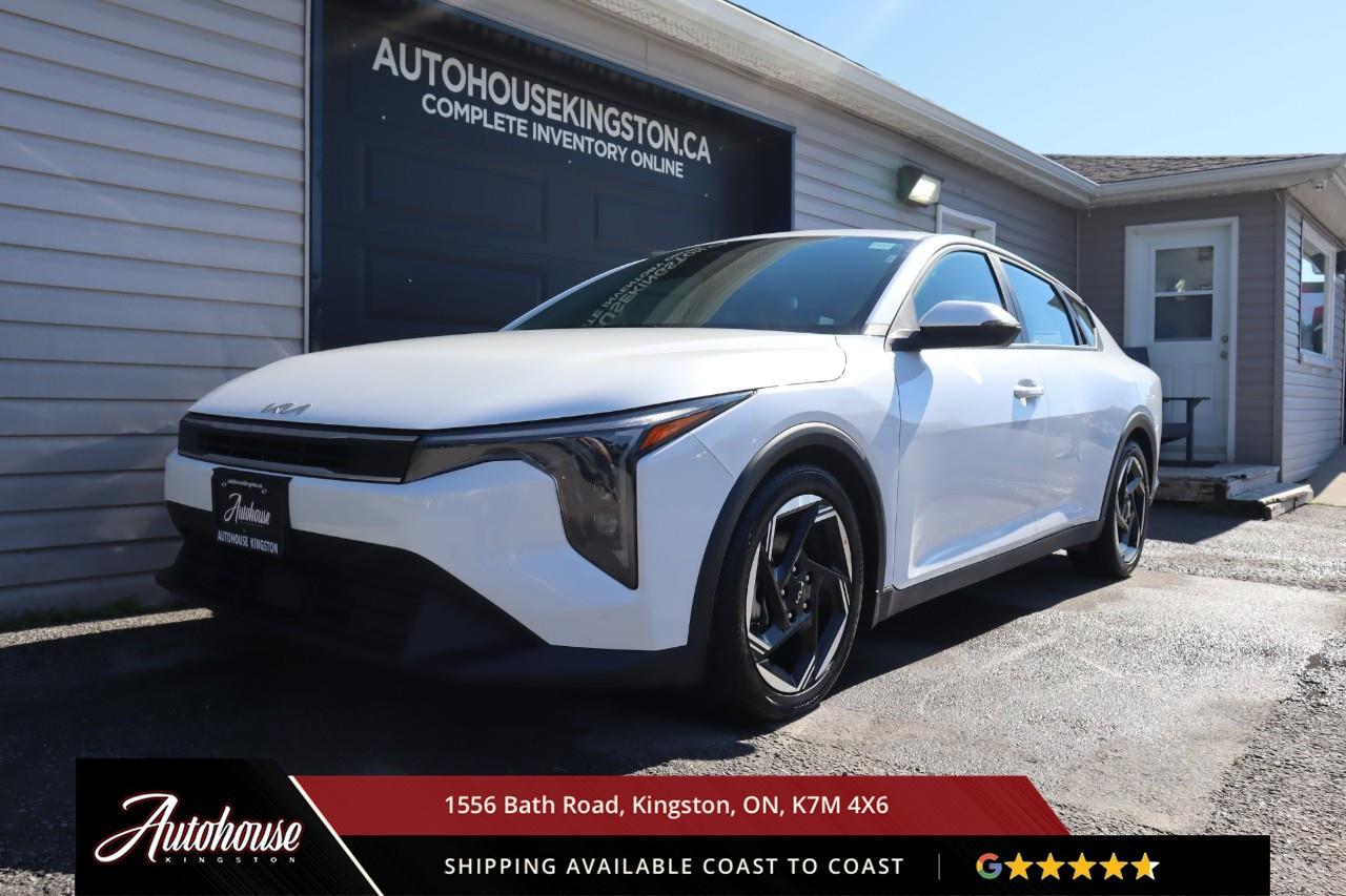 <p><strong>The 2024 Kia K4 EX</strong><span style=color:rgba( 0 , 0 , 0 , 0.9 )>  Bold sophistication meets modern efficiency in this compact sedan, featuring a 2.0-liter inline-4 delivering 147 horsepower and 132 lb-ft of torque through an Intelligent Variable Transmission with front-wheel drive, <strong>achieving an estimated 7.9 L/100km city and 5.9 L/100km highway fuel efficiency</strong>. The EX trim elevates its presence with LED headlights with automatic on/off, LED daytime running lights, heated power-adjustable side mirrors with integrated turn signals, chrome window trim, and 16-inch alloy wheels. Inside the refined cabin, premium cloth seating, dual-zone automatic climate control, and a 10.25-inch touchscreen display with Apple CarPlay, Android Auto, Bluetooth streaming, and a 6-speaker audio system. Kia Drive Wise includes Forward Collision-Avoidance Assist with pedestrian detection, Lane Keeping Assist, Lane Following Assist, Blind Spot Collision Warning, Rear Cross-Traffic Collision-Avoidance Assist, and Driver Attention Warning. Additional features include keyless entry with push-button start, 60/40 split-folding rear seats with 413 litres of trunk capacity, and a rearview camera with dynamic guidelines. This K4 EX delivers responsive performance, distinctive styling, and Kia's industry-leading 5-year/100,000km comprehensive warranty for Canadian drivers seeking modern technology and exceptional value. This vehicle also comes with a clean CARFAX.</span></p>