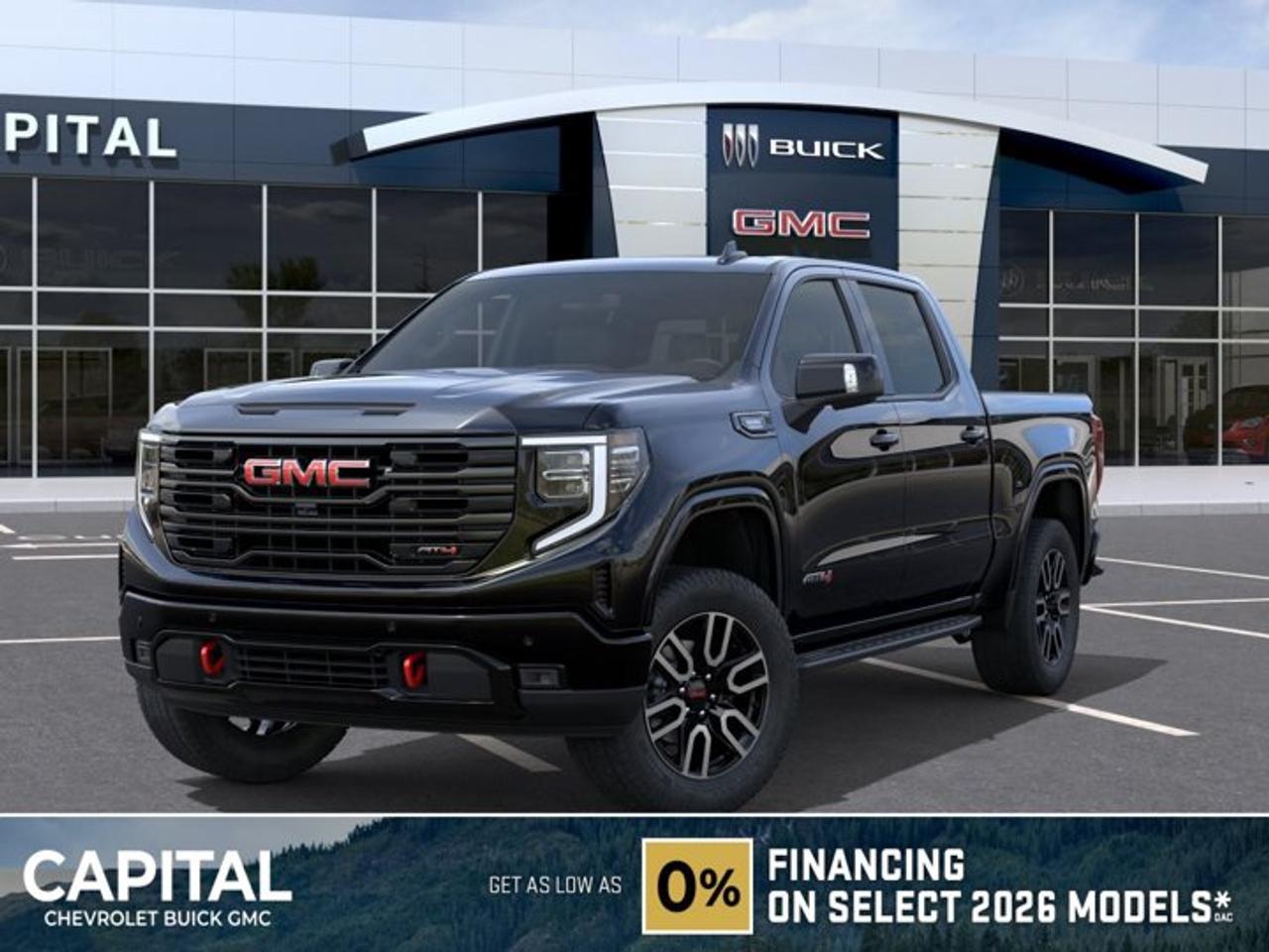 This GMC Sierra 1500 delivers a Turbocharged Diesel I6 3.0L/183 engine powering this Automatic transmission. ENGINE, DURAMAX 3.0L TURBO-DIESEL I6 (305 hp [227 kW] @ 3750 rpm, 495 lb-ft of torque [671 Nm] @ 2750 rpm) (Includes (KW5) 220-amp alternator and (K05) engine block heater.) (STD), Wireless, Apple CarPlay / Wireless Android Auto, Wireless Charging.* This GMC Sierra 1500 Features the Following Options *Wipers, front rain-sensing, Windows, power rear, express down, Windows, power front, drivers express up/down, Window, power front, passenger express up/down, Wi-Fi Hotspot capable (Terms and limitations apply. See onstar.ca or dealer for details.), Wheels, 20 x 9 (50.8 cm x 22.9 cm) machined aluminum with Carbon Grey Metallic accents, Wheelhouse liners, rear (Deleted with (PCP) AT4 CarbonPro Edition.), Wheel, 17 x 8 (43.2 cm x 20.3 cm) full-size, steel spare, USB ports, 2, Charge/Data ports located inside centre console, USB Ports, 2 (first row) located on console.* Stop By Today *Stop by Capital Chevrolet Buick GMC Inc. located at 13103 Lake Fraser Drive SE, Calgary, AB T2J 3H5 for a quick visit and a great vehicle!