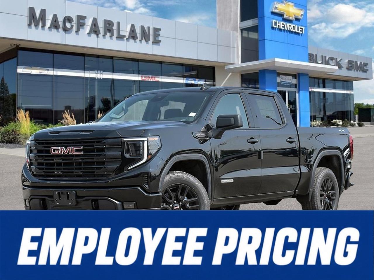<p>Experience bold styling, dependable V8 performance and professional-grade capability in this new <strong>2026 GMC Sierra 1500 Elevation Crew Cab 4WD</strong>. Available at MacFarlane Chevrolet Buick GMC in Petrolia, Ontario, this full-size pickup is an excellent choice for towing, hauling, family transportation and demanding everyday driving.</p><p>Powered by the proven <strong>5.3L V8 engine</strong> and paired with a smooth <strong>10-speed automatic transmission</strong>, the Sierra 1500 delivers strong, responsive performance. Four-wheel drive provides added traction and control when travelling through snow, rain, gravel roads and changing job-site conditions.</p><p>The Elevation trim creates a commanding appearance with monochromatic exterior styling, Gloss Black grille accents, LED fog lamps and bold 20-inch Gloss Black aluminum wheels. The spacious Crew Cab offers generous passenger room, while the versatile cargo bed provides practical space for tools, equipment and recreational gear.</p><p>Inside, enjoy heated front seats, a heated steering wheel, a <strong>13.4-inch GMC infotainment touchscreen</strong> and a customizable <strong>12.3-inch digital Driver Information Centre</strong>. Smartphone connectivity and GMC safety and driver-assistance technologies add convenience, awareness and confidence to every journey.</p><p>Visit MacFarlane Chevrolet Buick GMC to explore this <strong>2026 GMC Sierra 1500 Elevation Crew Cab 4WD for sale near Sarnia, Strathroy, London and throughout Lambton County</strong>.</p>
