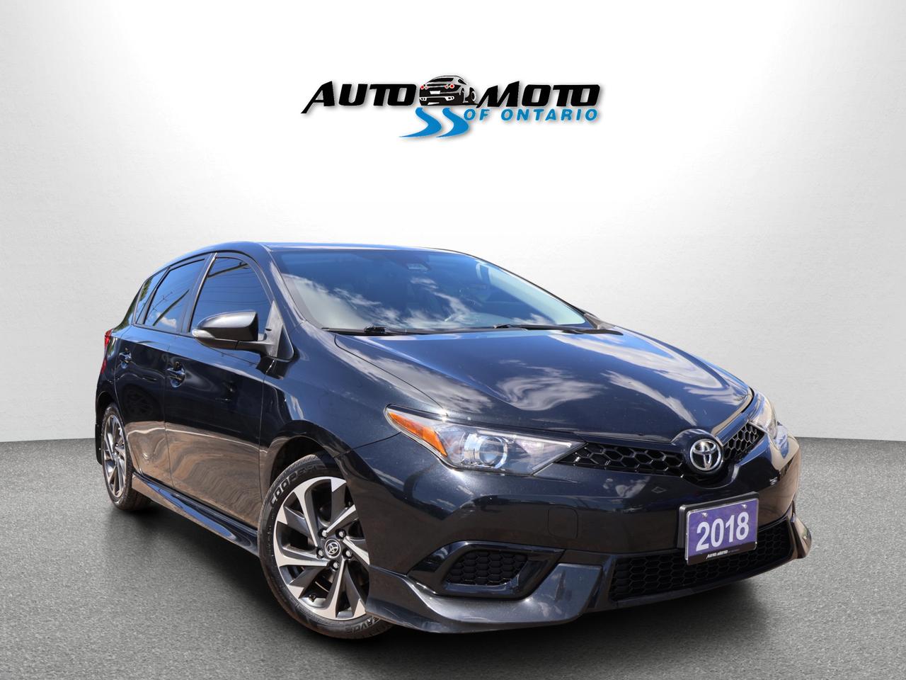 Used 2018 Toyota Corolla iM PREMIUM CERTIFIED *34 SERVICE RECORDS*2ND WINTER* CAMERA BLUETOOTH HEATED SEATS CRUISE ALLOYS for sale in Burlington, ON