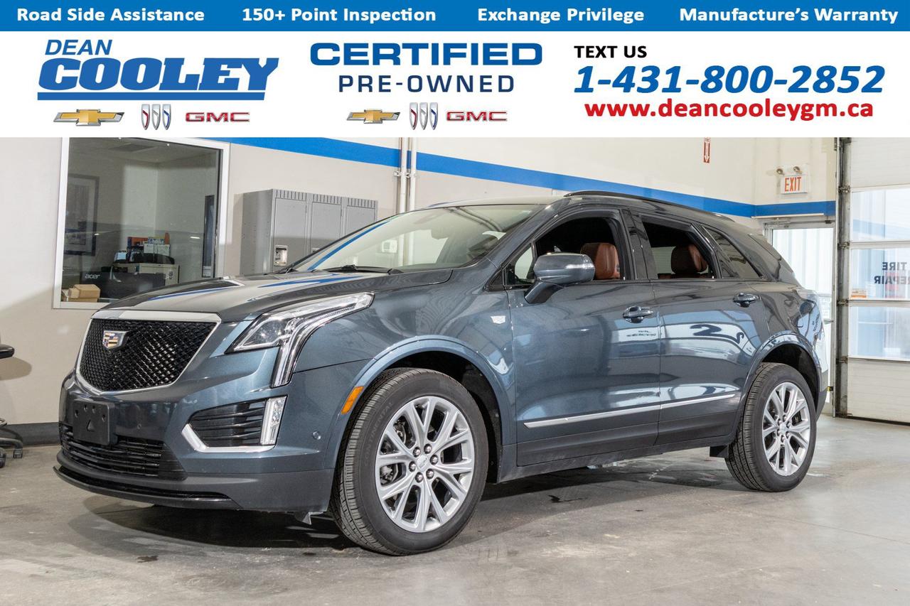 New Tires, Cooled Seats, Head-Up Display, Wireless Charging, Enhanced Visibility and Technology Package, Tri-Zone Automatic Climate Control, Bose Performance Series 14-Speaker System.  Welcome to the Cadillac XT5 AWD Sport, a versatile and luxurious sport utility vehicle that combines elegance with innovative technology. This model is loaded with features designed to enhance your driving experience and provide comfort for all passengers.  === Why Buy Here? ===    * New Tires ensure a smooth and safe ride.   * Enjoy Cooled Seats for added comfort during warmer months.   * The Head-Up Display provides essential information directly on the windshield, keeping your eyes on the road.   * Wireless Charging keeps your devices powered without the clutter of cables.   * The Enhanced Visibility and Technology Package offers advanced safety and convenience features like HD Surround Vision and Rear Pedestrian Alert.   * Tri-Zone Automatic Climate Control allows personalized settings for driver, front, and rear passengers.   * Immerse yourself in the premium sound of the Bose Performance Series 14-Speaker System.   * Stay connected with Wireless Apple CarPlay and Wireless Android Auto, allowing seamless integration with your smartphone.  The AWD Sport trim level of the Cadillac XT5 sets itself apart with sporty enhancements and advanced features. Designed for those who appreciate a touch of athleticism, the AWD Sport trim offers a dynamic driving experience with all-wheel drive capability for improved handling and performance. The inclusion of premium features like cooled seats and a head-up display adds a level of sophistication and convenience, making this trim a standout choice in the XT5 lineup.  Located in Dauphin, Dean Cooley GM has been serving the Parkland area since 1995, and we are proud to have contributed to the areas automotive needs for almost three decades. Specializing in Chevrolet, Buick, and GMC vehicles, along with certified pre-owned options, we take pride in matching you with the perfect vehicle to suit your needs. Our in-house financial experts are dedicated to simplifying the financing and leasing process, offering personalized solutions. At the heart of our operation lies our service department, complete with a cutting-edge collision and glass center. Here, we service all makes and models with meticulous precision and care. We also have a comprehensive parts department, stocked with essential parts, accessories, and tires all conveniently located under one roof. Visit us today at 1600 Main Street South in Dauphin and experience a new standard in the automotive industry.