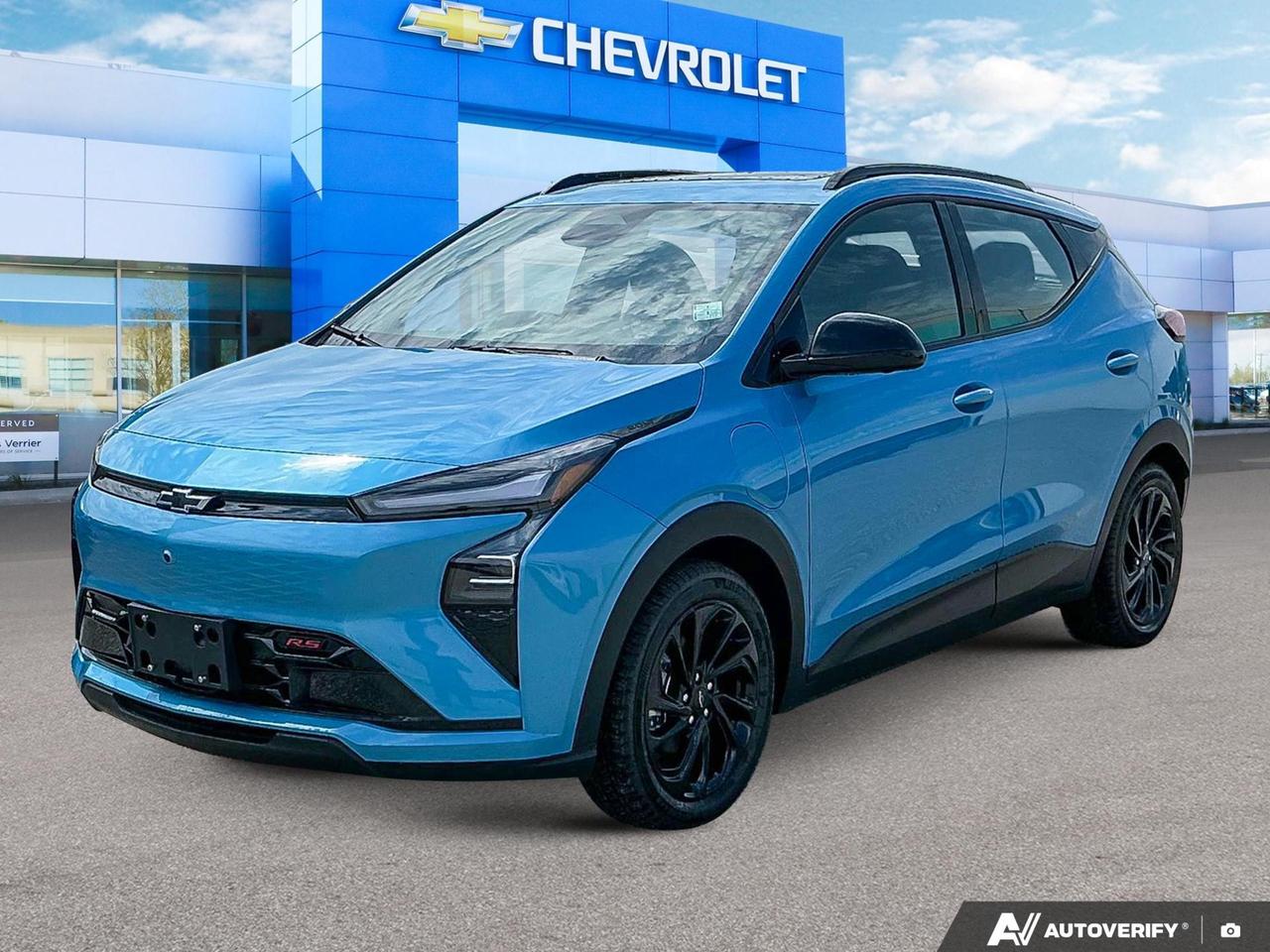 Price Includes Added Accessories Plus LPO, Public Charging Package | Technology Package | Panoramic Sunroof
The 2027 Chevrolet Bolt RS is one of the first of its kind on the lot  a brand-new electric SUV with a sharp Marina Blue exterior, Jet Black interior, and a feature-packed RS trim that delivers everyday practicality with a tech-forward edge. If youre looking to make the switch to electric without sacrificing comfort or convenience, this is a compelling place to start.

- Marina Blue exterior with Gloss Black mirror caps for a refined, sporty look
- Fully electric FWD powertrain  efficient and smooth with a low 10 km on the odometer
- 8-way power drivers seat for personalized comfort on every drive
- Heated steering wheel and single-zone automatic climate control for year-round comfort
- Auto-dimming rearview mirror and Remote Start for added daily convenience
- Rear 60/40 split-folding seat for flexible cargo and passenger configurations
- Advanced safety suite including Blind Zone Steering Assist, Rear Cross Traffic Braking, Reverse Automatic Braking, and Teen Driver mode
- IntelliBeam automatic headlights and 215/50R17 all-season tires ready for Manitoba roads

Ready to experience electric driving firsthand? Reserve this Bolt RS online, start your purchase through our website at birchwoodchevrolet.ca, or contact us to book a test drive at Birchwood Chevrolet Buick GMC. Our team is here to make the process straightforward and enjoyable  on your terms.
See three brands under one roof at Birchwood Chevrolet Buick GMC  the only place in Winnipeg where you can compare GMC, Chevrolet, and Buick all in one visit. Save yourself some time, see a great selection, and learn everything you need to know. 

Your Experience is Everything at Birchwood Chevrolet Buick GMC. 

Click, call (204) 837-5811, or visit Birchwood Chevrolet Buick GMC at the Birchwood Auto Park, 3965 Portage Avenue West at the Perimeter.

Dealer Permit #4240.
Dealer permit #4240