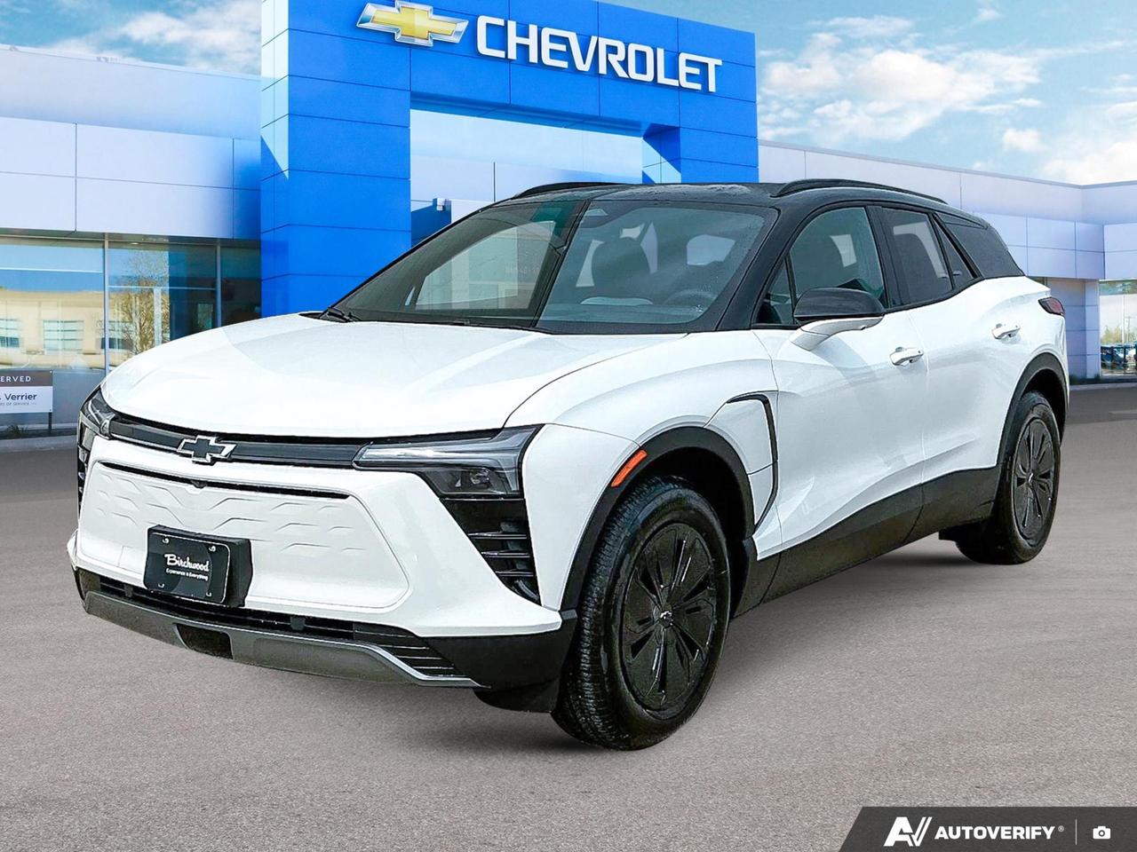 Price Includes Added Accessories Plus 3 Years SiriusXM | Midnight/Sport Edition
The 2026 Chevrolet Blazer EV AWD LT is a fully electric SUV that delivers confident all-weather capability with its standard AWD drivetrain, a refined interior, and a thoughtful suite of safety and convenience features  all with just 10 km on the odometer. If youve been waiting for an EV that doesnt ask you to compromise, this is it.

- Electric AWD powertrain for confident traction in all Manitoba driving conditions
- Single-zone automatic climate control keeps the cabin comfortable year-round
- HD Surround Vision gives you a full picture of your surroundings when maneuvering
- Blind Zone Steering Assist and Rear Cross Traffic Braking add a meaningful layer of active safety
- Reverse Automatic Braking helps prevent low-speed collisions while backing up
- Rear 60/40-split fold-flat seating offers flexible cargo and passenger configurations
- Smartphone-capable Remote Start so your Blazer EV is ready before you are
- Deep tint rear side glass for added privacy and sun control

Ready to make the switch to electric? Reserve your 2026 Blazer EV online, start your purchase through our website, or contact us at Birchwood Chevrolet Buick GMC with any questions. You can also book a test drive appointment at birchwoodchevrolet.ca  were here to make the process straightforward and enjoyable, however you choose to connect with us.
See three brands under one roof at Birchwood Chevrolet Buick GMC  the only place in Winnipeg where you can compare GMC, Chevrolet, and Buick all in one visit. Save yourself some time, see a great selection, and learn everything you need to know. 

Your Experience is Everything at Birchwood Chevrolet Buick GMC. 

Click, call (204) 837-5811, or visit Birchwood Chevrolet Buick GMC at the Birchwood Auto Park, 3965 Portage Avenue West at the Perimeter.

Dealer Permit #4240.
Dealer permit #4240