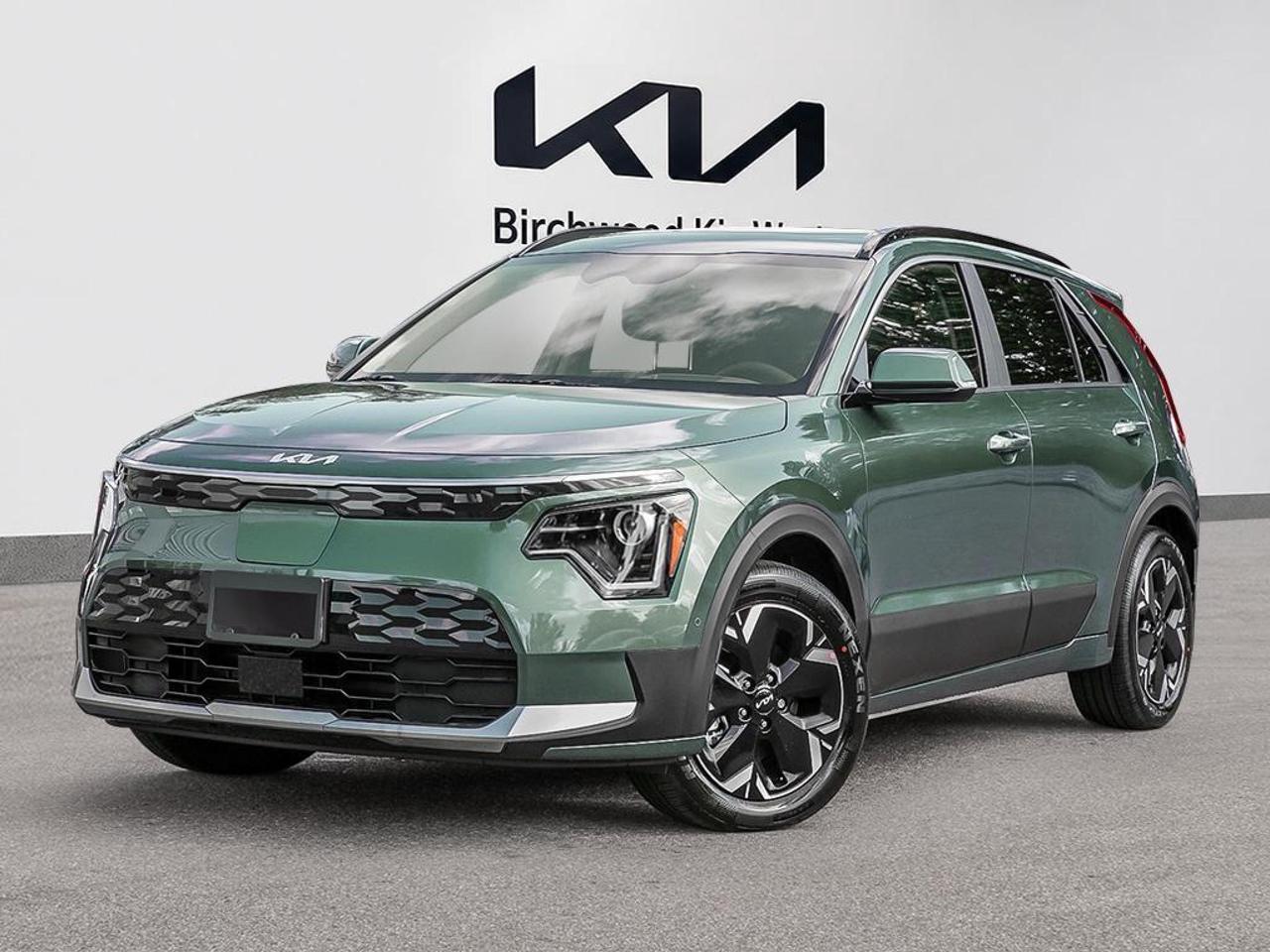 Experience is Everything at Birchwood Kia West!  It is our mission to provide the most transparent and time efficient sales process out of any Manitoba Kia Dealer!  Come visit us and see for yourself why we have a 4.4 star google rating!
The 2026 Kia Niro EV in striking Cityscape Green is a practical, fully electric SUV built for drivers who want smart technology, confident range, and everyday efficiency without compromise. With a 64.8 kWh battery, advanced driver assistance, and fast-charge capability, this Niro EV is ready for both city streets and highway commutes.

- Electric powertrain with 64.8 kWh lithium-ion battery  charge to full in just over 1 hour at 440V DC fast charge
- Front-Wheel Drive with single-speed reduction gear featuring shift-by-wire and selectable drive modes
- Highway Driving Assist (HDA) and Smart Cruise Control with Stop & Go for confident, low-fatigue highway driving
- Blind-Spot Collision-Avoidance Assist and Rear Cross-Traffic Collision Avoidance for added peace of mind in tight spaces
- Driver Monitoring Alert  a standout safety feature that keeps tabs on driver attention levels
- Integrated Navigation with Voice Activation and Voice-Activated Automatic Air Conditioning for a hands-free experience
- Distinctive Cityscape Green exterior with 17 alloy wheels, deep tinted glass, and automatic high-beam headlamps
- Only 26 km on the odometer  essentially brand new and ready for its first real adventure

Ready to make the switch to electric? Reserve this Niro EV online, start your purchase at birchwoodkiawest.ca, or book a test drive at Birchwood Kia West. Our team is here to make the process straightforward and pressure-free. Experience is Everything at Birchwood Kia West  visit us in person or explore 24 hours a day at birchwoodkiawest.ca.
ADDITIONAL ACCESSORIES INCLUDED: 

*Kia Genuine All-Weather Floor Mats


You might qualify for additional savings on your purchase! Ask us about our:

$500 Grad Program
$750 Mobility Assistance Program
$500 Military Benefit
1% Loyalty Rate Reduction 

FIND MORE INFORMATION AND VIEW MORE OPTIONS

*Visit us! Birchwood Kia West in the Birchwood Auto Park. Portage Ave & The Perimeter!
*Visit www.birchwoodkiawest.ca
*Contact our sales department at (204) 888-4542

*Whenever possible, the vehicle photos shown are of the ACTUAL vehicle. This provides the best online shopping experience for our valued customers.
*Price includes all options, fees, and levies. No additional charges are applied.
*Additional fees may apply to select finance and lease options. 
*Dealer Permit #4302
Dealer permit #4302