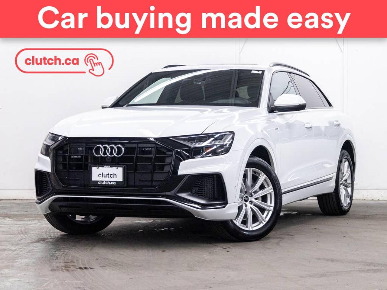 Electric Parking Brake, Brake Assist, Power Tailgate/Hatch and more!<br> <br>Clutch is the largest online used car retailer in Canada, delivering a seamless, hassle-free car-buying experience to drivers everywhere. Shop thousands of used cars online, get the right one delivered to your door, and enjoy peace of mind with our 10-Day Money-Back Guarantee. How sweet is that? To learn more, visit clutch.ca.<br> <br>The top features for this car include:<br> <br>Auto Stop/Start<br>Electric Parking Brake<br>Brake Assist<br>Power Tailgate/Hatch<br>Cornering Lights<br>Auto Dimming Rearview Mirror<br>Front Heated Seats<br>Ventilated Front Seats<br>Power Lumbar Support<br>Rear Heated Seats<br>Folding Rear Seats<br>Driver Seat Memory System<br>Climate Control<br>Dual Zone Front Climate Control<br>Rear Climate Control<br>Rear Climate Vents<br>Speed-Sensitive Volume<br>Bluetooth Music<br>Touchscreen Display<br>GPS Navigation<br>Cruise Control<br>Integrated Garage Door Opener<br>12V Outlet<br>Hands Free Device Connectivity<br>Apple CarPlay<br>Wireless Charging<br>USB Input<br>Keyless Entry<br>Push Button Start<br>Passive Keyless Entry<br>Front View Camera<br>Power Folding Exterior Mirrors<br>Blindspot Sensors<br>Rear Collision Warning<br>Rear Collision Mitigation<br>Pedestrian Detection<br>Heated Steering Wheel<br>One-Touch Windows<br>Rain Sensing Wipers<br>Rear Window Defroster<br>Panoramic Sunroof<br>Hill Assistance<br>Automatic High Beams<br>Rear View Camera<br>Parking Sensors<br>Rear Parking Sensors<br>Power Driver Seat<br>Power Passenger Seat<br>360 Camera<br>Ambient Lighting<br>Adaptive Cruise Control<br> <br>Seamless home delivery - Delivery to your door in a matter of days. Available on select packages.<br> <br>Try it out for 10 days - If you do not like it, we will take it back. <br> <br>Quality assured - All cars go through our rigorous 210-point inspection and reconditioning process.<br> <br>Peace of mind - Warranty and protection plans available.<br> <br>Haggle-free - No haggling or hard sells.<br> <br>100% Transparency - Full inspection reports on every car, including high-res photography and a free Carfax report.<br> <br>Listed price is for cash purchase only and does not include taxes, Shipping Fees (if applicable), Delivery Fees (if applicable), government licensing fees.<br> <br>Previous Provincial Registrations:<br>Ontario<br> <br>Stock # 113311