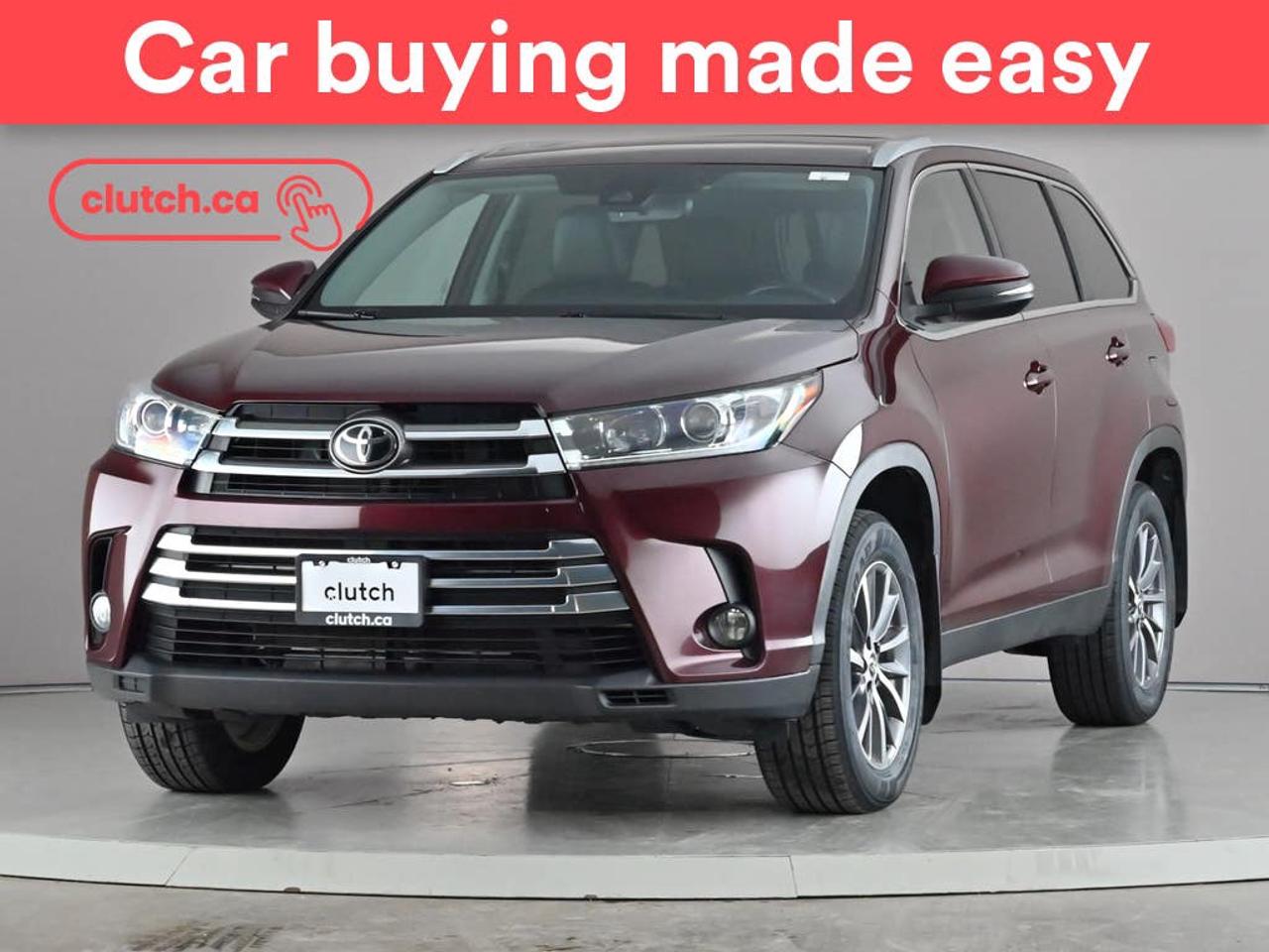 Brake Assist, Power Tailgate/Hatch, Auto Dimming Rearview Mirror and more!<br> <br>Clutch is the largest online used car retailer in Canada, delivering a seamless, hassle-free car-buying experience to drivers everywhere. Shop thousands of used cars online, get the right one delivered to your door, and enjoy peace of mind with our 10-Day Money-Back Guarantee. How sweet is that? To learn more, visit clutch.ca.<br> <br>The top features for this car include:<br> <br>Auto Stop/Start<br>Brake Assist<br>Power Tailgate/Hatch<br>Auto Dimming Rearview Mirror<br>Front Heated Seats<br>Power Lumbar Support<br>Manual Fold-Into-Floor Third Row Seat<br>Synthetic Leather Seats<br>Climate Control<br>Dual Zone Front Climate Control<br>Rear Climate Control<br>Speed-Sensitive Volume<br>Bluetooth Music<br>Touchscreen Display<br>GPS Navigation<br>Cruise Control<br>Adaptive Cruise Control<br>Integrated Garage Door Opener<br>12V Outlet<br>Hands Free Device Connectivity<br>USB Input<br>Keyless Entry<br>Push Button Start<br>Passive Keyless Entry<br>Lane Departure Warning<br>Active Lane Keep Assistance<br>Blindspot Sensors<br>Forward Collision Mitigation<br>Rear Collision Warning<br>Rear Cross Traffic Alert<br>Pedestrian Detection<br>Driver Attention Alert<br>One-Touch Windows<br>Rear Window Defroster<br>Sunroof<br>Hill Assistance<br>Automatic High Beams<br>Rear View Camera<br>Power Passenger Seat<br>Folding Rear Seats<br> <br>Seamless home delivery - Delivery to your door in a matter of days. Available on select packages.<br> <br>Try it out for 10 days - If you do not like it, we will take it back. <br> <br>Quality assured - All cars go through our rigorous 210-point inspection and reconditioning process.<br> <br>Peace of mind - Warranty and protection plans available.<br> <br>Haggle-free - No haggling or hard sells.<br> <br>100% Transparency - Full inspection reports on every car, including high-res photography and a free Carfax report.<br> <br>Listed price is for cash purchase only and does not include taxes, Shipping Fees (if applicable), Delivery Fees (if applicable), government licensing fees.<br> <br>Previous Provincial Registrations:<br>Ontario<br> <br>Stock # 113351