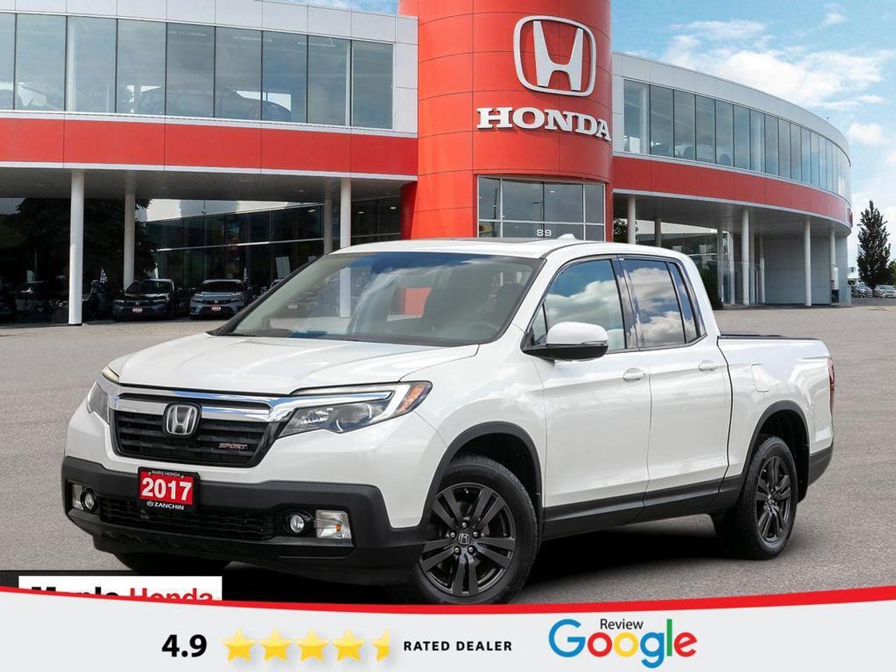 Recent Arrival! 2017 Honda Ridgeline Sport Sunroof| Heated Seats| Auto Start| Apple Car Play|


Sport Sunroof| Heated Seats| Auto Start| Apple Car Play| AWD 6-Speed Automatic 3.5L V6 SOHC i-VTEC 24V


Why Buy from Maple Honda? REVIEWS: Why buy an used car from Maple Honda? Our reviews will answer the question for you. We have over 2,500 Google reviews and have an average score of 4.9 out of a possible 5. Who better to trust when buying an used car than the people who have already done so? DEPENDABLE DEALER: The Zanchin Group of companies has been providing new and used vehicles in Vaughan for over 40 years. Since 1973 our standards of excellent service and customer care has enabled us to grow to over 34 stores in the Great Toronto area and beyond. Still family owned and still providing exceptional customer care. WARRANTY / PROTECTION: Buying an used vehicle from Maple Honda is always a safe and sound investment. We know you want to be confident in your choice and we want you to be fully satisfied. Thats why ALL our used vehicles come with our limited warranty peace of mind package included in the price. No questions, no discussion - 30 days safety related items only. From the day you pick up your new car you can rest assured that we have you covered. TRADE-INS: We want your trade! Looking for the best price for your car? Our trade-in process is simple, quick and easy. You get the best price for your car with a transparent, market-leading value within a few minutes whether you are buying a new one from us or not. Our Used Sales Department is ALWAYS in need of fresh vehicles. Selling your car? Contact us for a value that will make you happy and get paid the same day. Https:/www.maplehonda.com.

Easy to buy, easy for servicing. You can find us in the Maple Auto Mall on Jane Street north of Rutherford. We are close both Canadas Wonderland and Vaughan Mills shopping centre. Easy to call in while you are shopping or visiting Wonderland, Maple Honda provides used Honda cars and trucks to buyers all over the GTA including, Toronto, Scarborough, Vaughan, Markham, and Richmond Hill. Our low used car prices attract buyers from as far away as Oshawa, Pickering, Ajax, Whitby and even the Mississauga and Oakville areas of Ontario. We have provided amazing customer service to Honda vehicle owners for over 40 years. As part of the Zanchin Auto group we offer dependable service and excellent customer care. We are here for you and your Honda.

Awards:
  * JD Power Automotive Performance, Execution and Layout (APEAL) Study   * 2017 IIHS Top Safety Pick+ (When equipped with Honda Sensing and specific headlights)   * NACTOY 2017 North American Truck of the Year   * 2017 KBB.com 10 Favorite New-for-2017 Cars   * 2017 KBB.com Brand Image Awards   * 2017 KBB.com Best Resale Value Awards   * 2017 KBB.com 10 Most Awarded Brands
Kelley Blue Book Brand Image Awards are based on the Brand Watch(tm) study from Kelley Blue Book Market Intelligence. Award calculated among non-luxury shoppers.  For more information, visit www.kbb.com. Kelley Blue Book is a registered trademark of Kelley Blue Book Co., Inc.