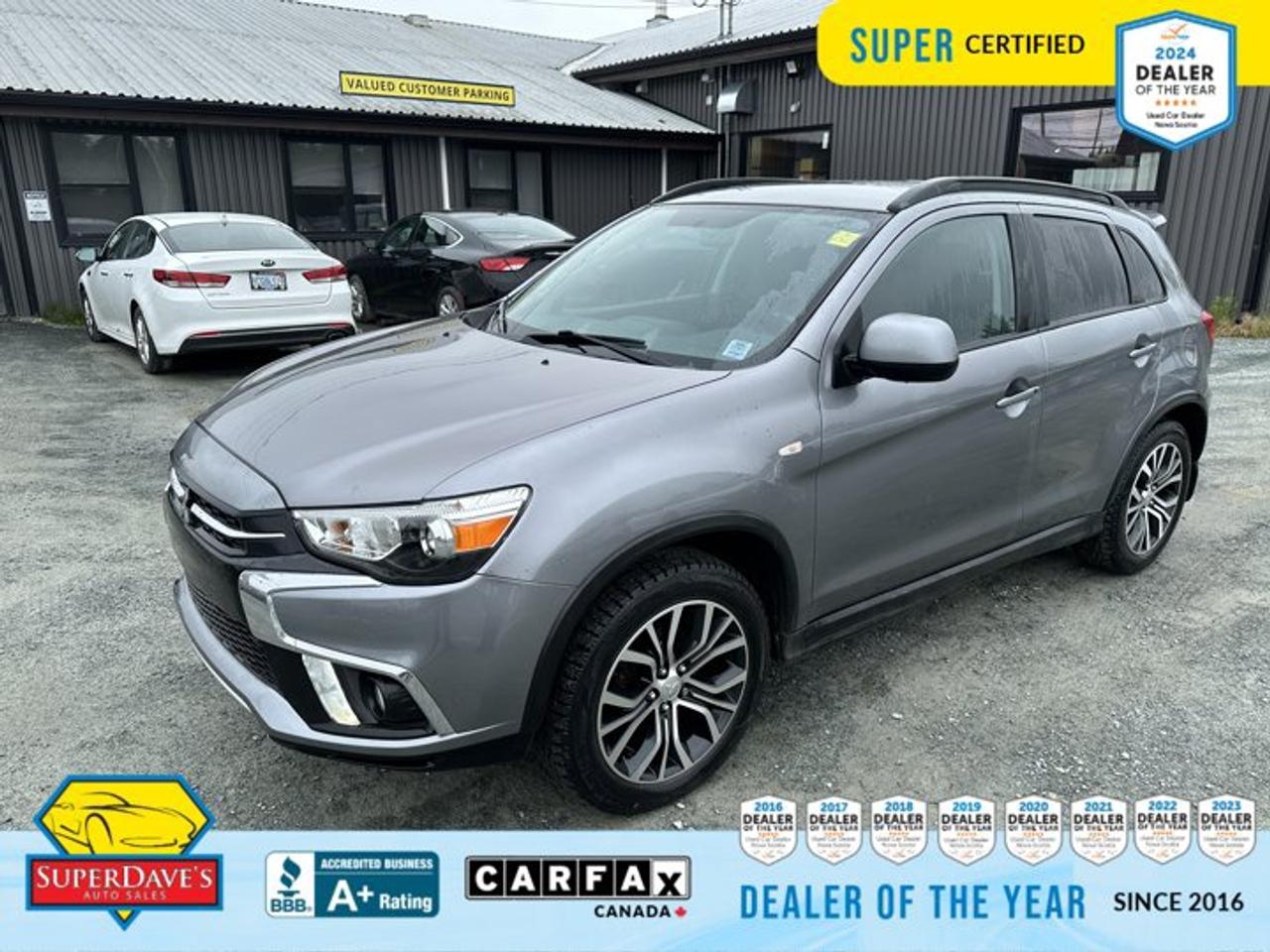 Clean, capable and Super Certified   this 2018 Mitsubishi RVR SE LTD AWC blends compact SUV agility with four-wheel confidence for everyday life and weekend escapes. With 133,652 km on the odometer and a proven 2.4L 4-cylinder paired to a 6-speed CVT, it delivers a composed ride and the extra traction of 4WD when weather or road conditions demand it. The cloth seats and heated front seats make mornings comfortable, while the leather-wrapped steering wheel, steering-wheel audio controls and satellite radio keep you connected and in command.<br><p>THE SUPER DAVES ADVANTAGE</p> <p>BUY REMOTE - No need to visit the dealership. Through email, text, or a phone call, you can complete the purchase of your next vehicle all without leaving your house!</p> <p>DELIVERED TO YOUR DOOR - Your new car, delivered straight to your door! When buying your car with Super Daves, well arrange a fast and secure delivery. Just pick a time that works for you and well bring you your new wheels!</p> <p>PEACE OF MIND WARRANTY - Every vehicle we sell comes backed with a warranty so you can drive with confidence.</p> <p>EXTENDED COVERAGE - Get added protection on your new car and drive confidently with our selection of competitively priced extended warranties.</p> <p>WE ACCEPT TRADES - We&rsquo;ll accept your trade for top dollar! We&rsquo;ll assess your trade in with a few quick questions and offer a guaranteed value for your ride. We&rsquo;ll even come pick up your trade when we deliver your new car.</p> <p>SUPER CERTIFIED INSPECTION - Every vehicle undergoes an extensive 120 point inspection, that ensure you get a safe, high quality used vehicle every time.</p> <p>FREE CARFAX VEHICLE HISTORY REPORT - If youre buying used, its important to know your cars history. Thats why we provide a free vehicle history report that lists any accidents, prior defects, and other important information that may be useful to you in your decision.</p> <p>METICULOUSLY DETAILED &ndash; Buying used doesn&rsquo;t mean buying grubby. We want your car to shine and sparkle when it arrives to you. Our professional team of detailers will have your new-to-you ride looking new car fresh.</p> <p>(Please note that we make all attempt to verify equipment, trim levels, options, accessories, kilometers and price listed in our ads however we make no guarantees regarding the accuracy of these ads online. Features are populated by VIN decoder from manufacturers original specifications. Some equipment such as wheels and wheels sizes, along with other equipment or features may have changed or may not be present. We do not guarantee a vehicle manual, manuals can be typically found online in the rare event the vehicle does not have one. Please verify all listed information with our dealership in person before purchase. The sale price does not include any ongoing subscription based services such as Satellite Radio. Any software or hardware updates needed to run any of these systems would also be the responsibility of the client. All listed payments are OAC which means On Approved Credit and are estimated without taxes and fees as these may vary from deal to deal, taxes and fees are extra. As these payments are based off our lenders best offering they may be subject to change without notice. Please ensure this vehicle is ready to be viewed at the dealership by making an appointment with our sales staff. We cannot guarantee this vehicle will be on premises and ready for viewing unless and appointment has been made.)</p>