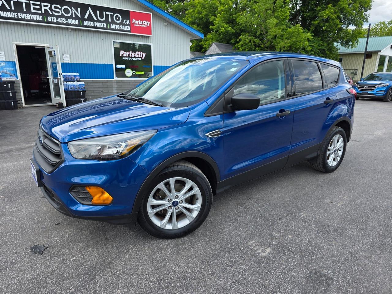 2.5L FWD - BACK UP CAM - WE FINANCE Discover the perfect blend of comfort, reliability, and versatility with the 2019 Ford Escape S FWD at Patterson Auto Sales. This pre-owned SUV features a powerful 2.5L L4 DOHC 16V engine, delivering impressive performance for your daily drive or weekend adventures. Enjoy spacious seating, advanced safety features, and a smooth rideall wrapped in a sleek, modern design. Drive home in a vehicle thats ready for anything. Visit us today and experience the 2019 Ford Escape S FWD for yourself.