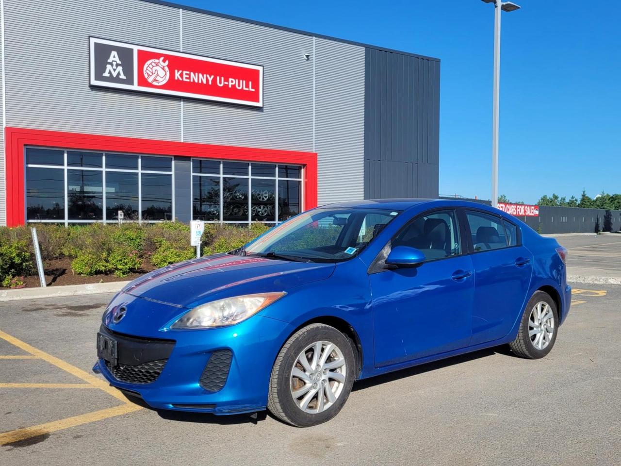 2012 Mazda 3 in Blue. The vehicle has 142,160km. The vehicle runs and drives. No Check engine light. Some imperfections/rust around the body, mainly on the rockers. We dont perform any mechanical/safety inspections. The vehicle is sold as is and might need some work.