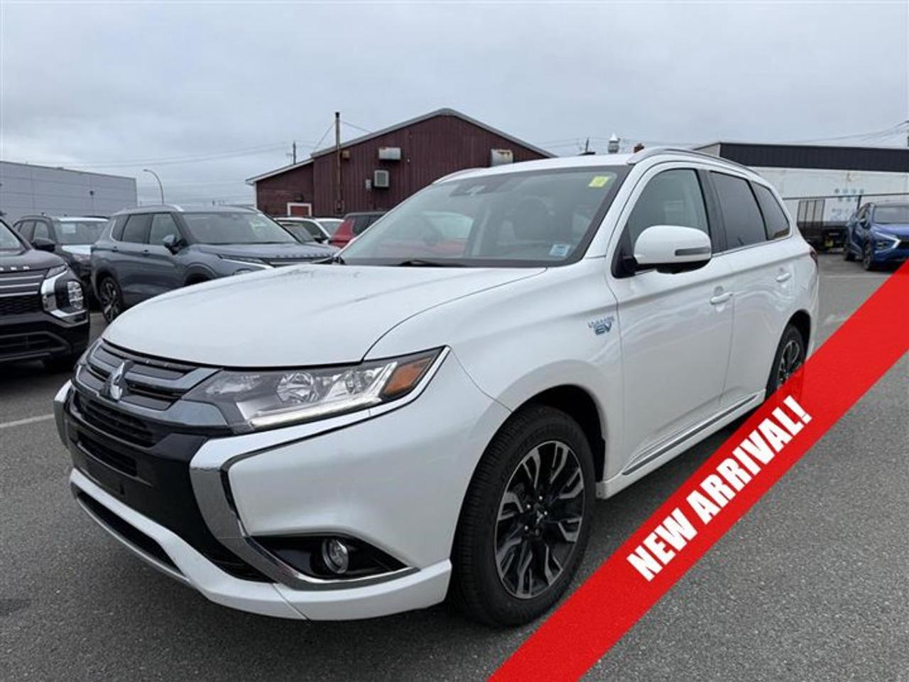 Recent Arrival! One owner fully dealer maintained since new! FACTORY WARRANTY UNTIL MARCH 2028 OR 160,000KMS!2018 Mitsubishi Outlander PHEV GT 2.0L DOHC, Android Auto & Apple CarPlay, Heated front seats, Heated steering wheel, Power driver seat, Power Liftgate, Power moonroof, Premium Leather Seating Surfaces.Diamond White Pearl 2018 Mitsubishi Outlander PHEV GT 4WD 1-Speed Automatic 2.0L DOHCSteele Mitsubishi has the largest and most diverse selection of preowned vehicles in HRM. Buy with confidence, knowing we use fair market pricing guaranteeing the absolute best value in all of our pre owned inventory!Steele Auto Group is one of the most diversified group of automobile dealerships in Canada, with 60 dealerships selling 29 brands and an employee base of well over 2300. Sales are up over last year and our plan going forward is to expand further into Atlantic Canada and the United States furthering our commitment to our Canadian customers as well as welcoming our new customers in the USA.