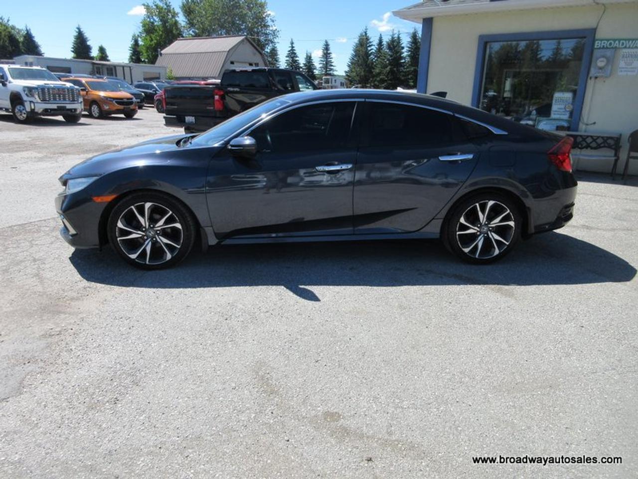 2020 Honda Civic LOADED TOURING-VERSION 5 PASSENGER 1.5L - TURBO.. NAVIGATION.. POWER SUNROOF.. LEATHER.. HEATED SEATS.. ECON-MODE-PACKAGE.. BACK-UP CAMERA.. Photo