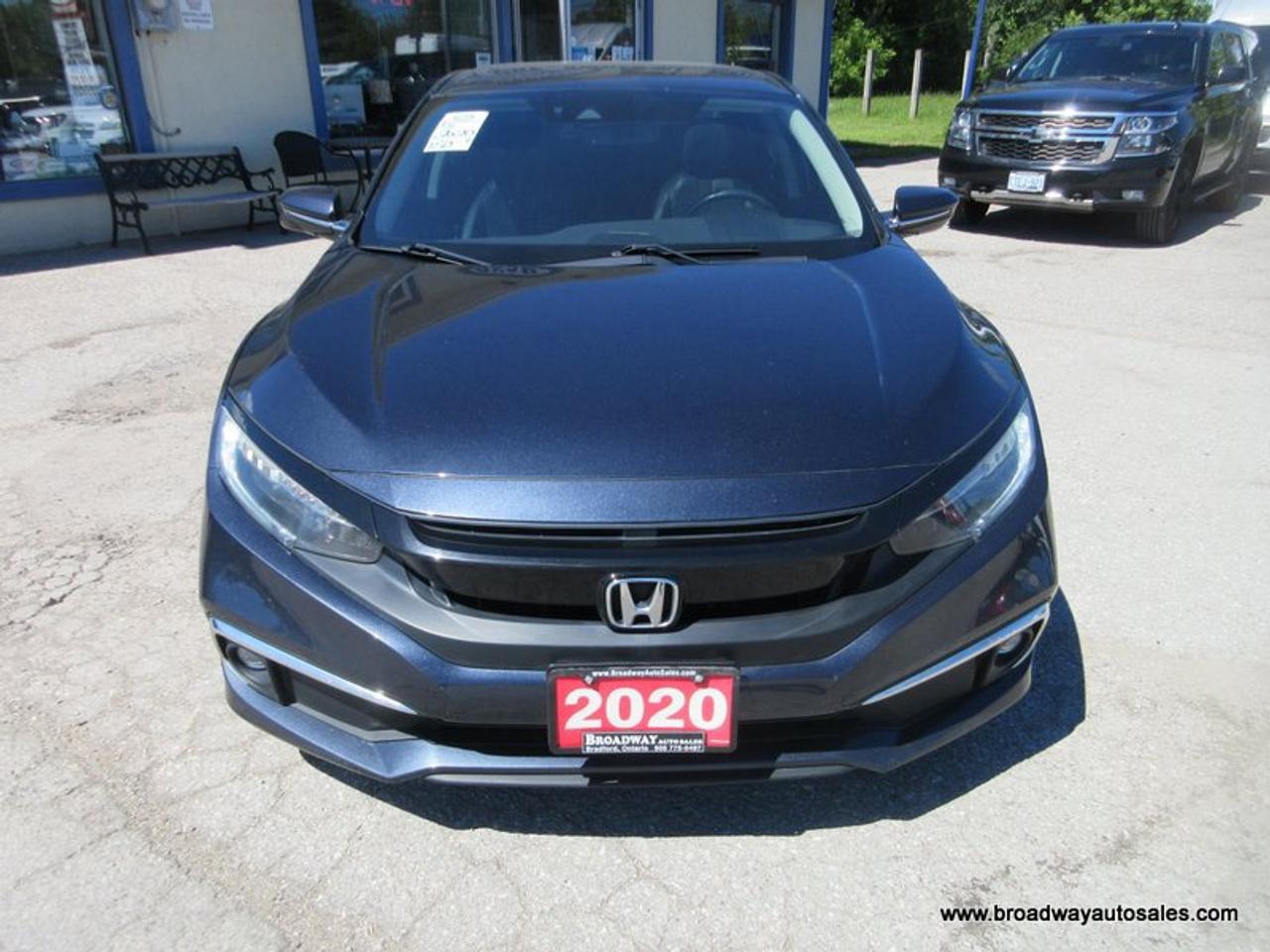 2020 Honda Civic LOADED TOURING-VERSION 5 PASSENGER 1.5L - TURBO.. NAVIGATION.. POWER SUNROOF.. LEATHER.. HEATED SEATS.. ECON-MODE-PACKAGE.. BACK-UP CAMERA.. Photo4