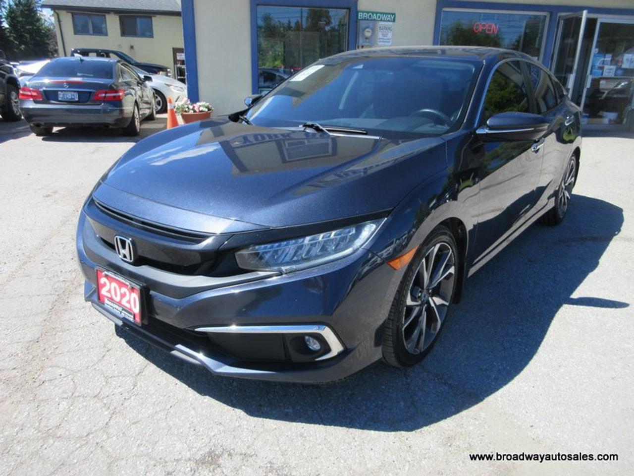 2020 Honda Civic LOADED TOURING-VERSION 5 PASSENGER 1.5L - TURBO.. NAVIGATION.. POWER SUNROOF.. LEATHER.. HEATED SEATS.. ECON-MODE-PACKAGE.. BACK-UP CAMERA.. Photo