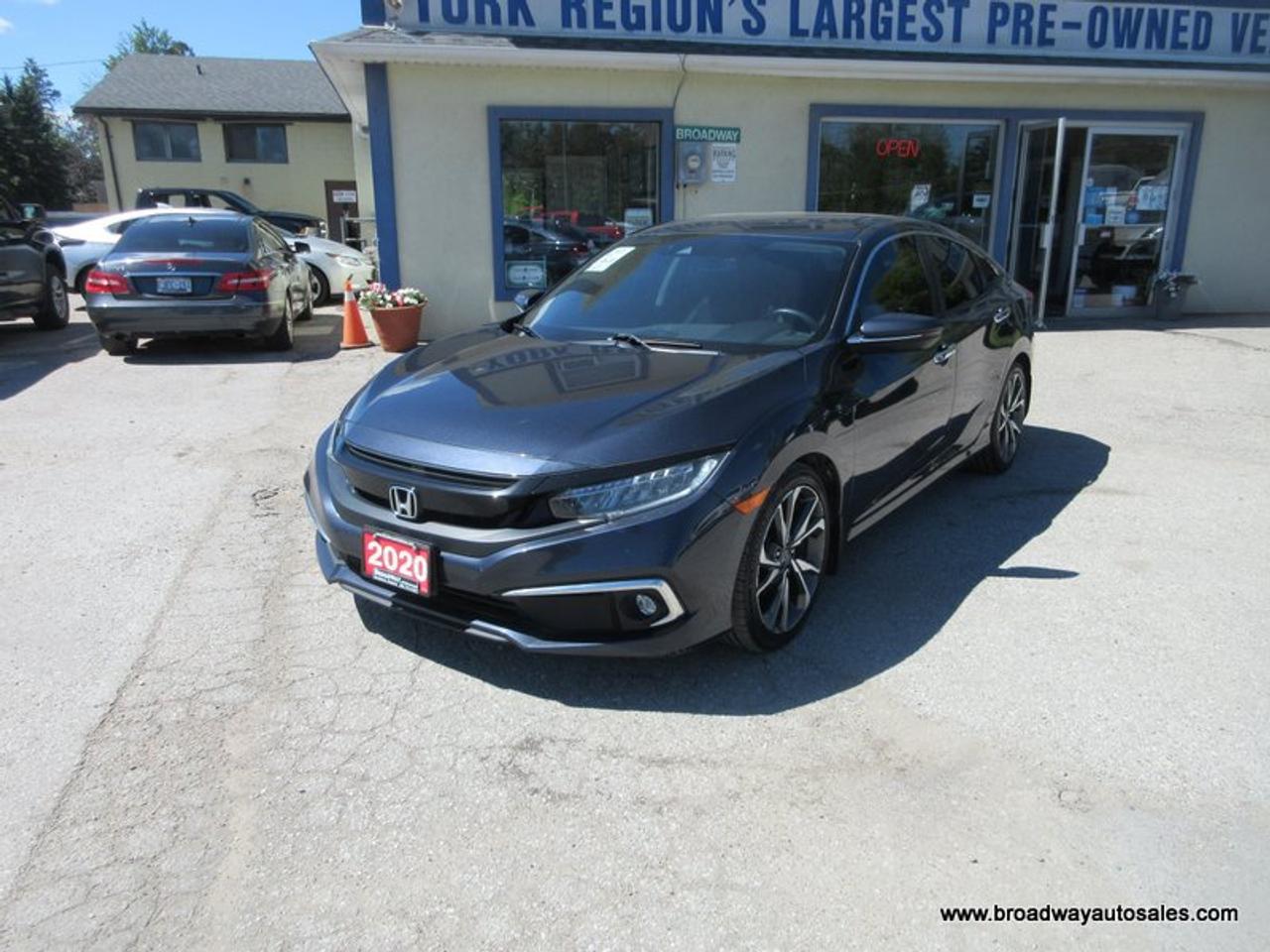 2020 Honda Civic LOADED TOURING-VERSION 5 PASSENGER 1.5L - TURBO.. NAVIGATION.. POWER SUNROOF.. LEATHER.. HEATED SEATS.. ECON-MODE-PACKAGE.. BACK-UP CAMERA.. Photo