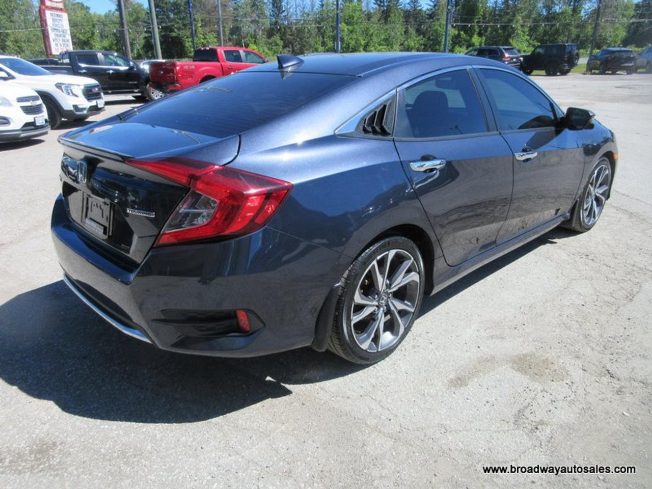 2020 Honda Civic LOADED TOURING-VERSION 5 PASSENGER 1.5L - TURBO.. NAVIGATION.. POWER SUNROOF.. LEATHER.. HEATED SEATS.. ECON-MODE-PACKAGE.. BACK-UP CAMERA.. Photo