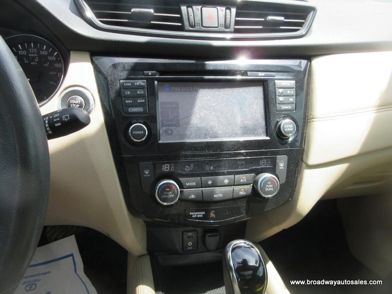 2017 Nissan Rogue ALL-WHEEL DRIVE SL-PACKAGE 5 PASSENGER 2.5L - DOHC.. NAVIGATION.. PANORAMIC SUNROOF.. LEATHER.. HEATED SEATS & WHEEL.. BACK-UP CAMERA.. Photo