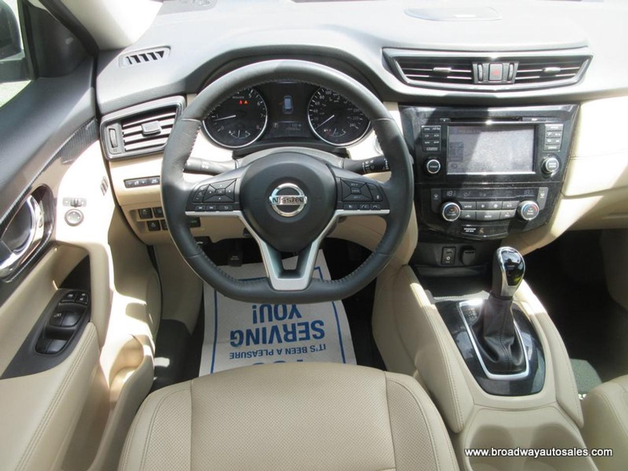 2017 Nissan Rogue ALL-WHEEL DRIVE SL-PACKAGE 5 PASSENGER 2.5L - DOHC.. NAVIGATION.. PANORAMIC SUNROOF.. LEATHER.. HEATED SEATS & WHEEL.. BACK-UP CAMERA.. Photo