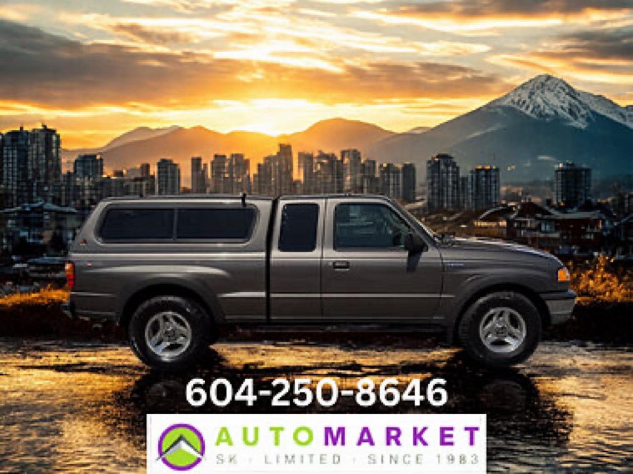 CALL OR TEXT KARL @ 6-0-4-2-5-0-8-6-4-6 FOR INFO & TO CONFIRM WHICH LOCATION.<br /><br />BEAUTIFUL MAZDA B4000 4X4 WITH THE 5 SPEED MAUAL TRANSMISSION. SAME TRUCK AS THE FORD RANGER. LOADED WITH FULL POWER GROUP, A/C AND CRUISE CONTROL. THROUGH THE SHOP, IN GREAT SHAPE AND READY TO GO. IT NEEDS NOTHING.&nbsp;<br /><br />2 LOCATIONS TO SERVE YOU, BE SURE TO CALL FIRST TO CONFIRM WHERE THE VEHICLE IS.<br /><br />We are a family owned and operated business for 40 years. Since 1983 we have been committed to offering outstanding vehicles backed by exceptional customer service, now and in the future. Whatever your specific needs may be, we will custom tailor your purchase exactly how you want or need it to be. All you have to do is give us a call and we will happily walk you through all the steps with no stress and no pressure.<br /><br />&nbsp; &nbsp; &nbsp; &nbsp; &nbsp; &nbsp; &nbsp; &nbsp; &nbsp; &nbsp; &nbsp; &nbsp; &nbsp; &nbsp; &nbsp; &nbsp; &nbsp; &nbsp; &nbsp; &nbsp; &nbsp; &nbsp; WE ARE THE HOUSE OF YES!<br /><br />ADDITIONAL BENEFITS WHEN BUYING FROM SK AUTOMARKET:<br /><br />-ON SITE FINANCING THROUGH OUR 17 AFFILIATED BANKS AND VEHICLE&nbsp; &nbsp; &nbsp; &nbsp; &nbsp; &nbsp; &nbsp; &nbsp; &nbsp; &nbsp; &nbsp; &nbsp; &nbsp; &nbsp; &nbsp; &nbsp; &nbsp; &nbsp; &nbsp; &nbsp; &nbsp; &nbsp; &nbsp; &nbsp; &nbsp; &nbsp;FINANCE COMPANIES.<br />-IN HOUSE LEASE TO OWN PROGRAM.<br />-EVERY VEHICLE HAS UNDERGONE A 120 POINT COMPREHENSIVE INSPECTION.<br />-EVERY PURCHASE INCLUDES A FREE POWERTRAIN WARRANTY.<br />-EVERY VEHICLE INCLUDES A CARFAX AND ICBC DAMAGE REPORT.<br />-EVERY VEHICLE IS GUARANTEED LIEN FREE.<br />-DISCOUNTED RATES ON PARTS AND SERVICE FOR YOUR NEW CAR AND ANY OTHER&nbsp; &nbsp;FAMILY CARS THAT NEED WORK NOW AND IN THE FUTURE.<br />-43 YEARS IN THE VEHICLE SALES INDUSTRY.<br />-A+++ MEMBER OF THE BETTER BUSINESS BUREAU.<br />-RATED&nbsp;TOP DEALER BY CARGURUS 8 YEARS IN A ROW<br />-MEMBER&nbsp;IN GOOD STANDING WITH THE VEHICLE SALES AUTHORITY OF BRITISH&nbsp; &nbsp;COLUMBIA.<br />-MEMBER OF THE AUTOMOTIVE RETAILERS ASSOCIATION.<br />-COMMITTED CONTRIBUTOR TO OUR LOCAL COMMUNITY AND THE RESIDENTS OF BC.<br /> This vehicle has been Fully Inspected, Certified and Qualifies for Our Free Extended Warranty.Don't forget to ask about our Great Finance and Lease Rates. We also have a Options for Buy Here Pay Here and Lease to Own for Good Customers in Bad Situations. 2 locations to help you, White Rock and Langley. Be sure to call before you come to confirm the vehicles location and availability or look us up at www.automarketsales.com. White Rock 604-542-4970 and Langley 604-533-1310. Serving Surrey, Delta, Langley, Richmond, Vancouver, all of BC and western Canada. Financing & leasing available. CALL SK AUTOMARKET LTD. 6045424970. Call us toll-free at 1 877 813-6807. $999 Documentation fee (negotiable) and applicable taxes are in addition to advertised prices. LANGLEY LOCATION DEALER# 40038 S. SURREY LOCATION DEALER #9987
