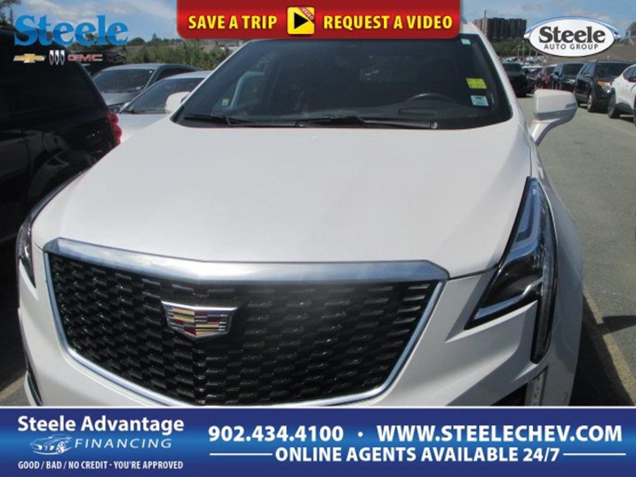 This used 2023 Cadillac XT5 Awd Premium Luxury delivers refined comfort, confident all-wheel drive, and the smooth power of a 3.6-litre V6 gas engine. Finished in White with a Brown interior, this four-door luxury SUV offers a polished look and a premium feel for daily driving in Dartmouth and beyond.With 57,081 km on the odometer, this 2023 Cadillac XT5 Awd Premium Luxury balances upscale design with practical versatility. Its automatic transmission supports relaxed driving, while all-wheel drive adds extra confidence in changing Atlantic Canadian weather. This Cadillac is well suited for commuting, family travel, and weekend road trips.FEATURES OF THE XT5 Awd Premium LuxuryWhite exterior with upscale road presenceBrown interior adds warm cabin feelHead-Up Display projects key driving dataAdaptive Cruise Control supports highway comfortADVANCED SAFETY FEATURESAdaptive Cruise Control helps manage distanceHead-Up Display keeps eyes forwardAll-wheel drive aids slippery road tractionFour-door layout supports easy passenger accessPERFORMANCE AND EFFICIENCY3.6-litre V6 delivers strong smooth powerAutomatic transmission offers relaxed daily drivingAll-wheel drive boosts year-round confidenceGas engine suits long-distance travel needsCOMFORT AND CONVENIENCELeather seats add premium cabin appealSpacious cabin supports daily passenger comfortFour doors allow easy entryPremium layout enhances every tripTECHNOLOGY AND CONNECTIVITYHead-Up Display shows key vehicle informationAdaptive Cruise Control eases highway travelClear driver-focused controls feel intuitiveModern cabin design supports simple useCARGO SPACESUV body style adds useful versatilityRear cargo area suits daily errandsFlexible space handles travel gear easilyCabin layout supports passenger and cargoWHAT OTHER OWNERS LIKESmooth V6 power for confident passingQuiet ride on city streetsComfortable seating for longer drivesUseful cargo room for everyday needsThe 2023 Cadillac XT5 Awd Premium Luxury is a smart choice for drivers who want luxury, capability, and everyday usefulness in one stylish package. Its V6 engine gives this SUV a strong and refined character, while the automatic transmission helps keep every drive smooth and easy to manage.The all-wheel-drive system is a real advantage in Canada, especially when road conditions change with the seasons. Whether you are heading through city traffic, taking a weekend drive, or dealing with wet or snowy roads, this 2023 Cadillac XT5 Awd Premium Luxury is designed to deliver stable and composed performance.Inside, the Brown interior brings warmth and sophistication to the cabin. The leather seats add a premium touch, while the Head-Up Display helps keep important driving information in your line of sight. Adaptive Cruise Control is a welcome feature for longer highway trips, helping reduce stress and improve comfort behind the wheel.This SUV also stands out with its practical nature. The four-door design makes entry and exit simple for passengers, and the cargo area gives you the flexibility needed for groceries, luggage, sports gear, or day-to-day hauling. It is a luxury SUV that fits real life without giving up comfort or style.For drivers shopping at Steele Chevrolet Buick GMC in Dartmouth, this used 2023 Cadillac XT5 Awd Premium Luxury offers an appealing mix of premium design, useful technology, and capable all-wheel-drive performance. It is refined, versatile, and ready for many more kilometres ahead.This 2023 Cadillac XT5 Awd Premium Luxurys VIN is: 1GYKNDRS7PZ122408 .