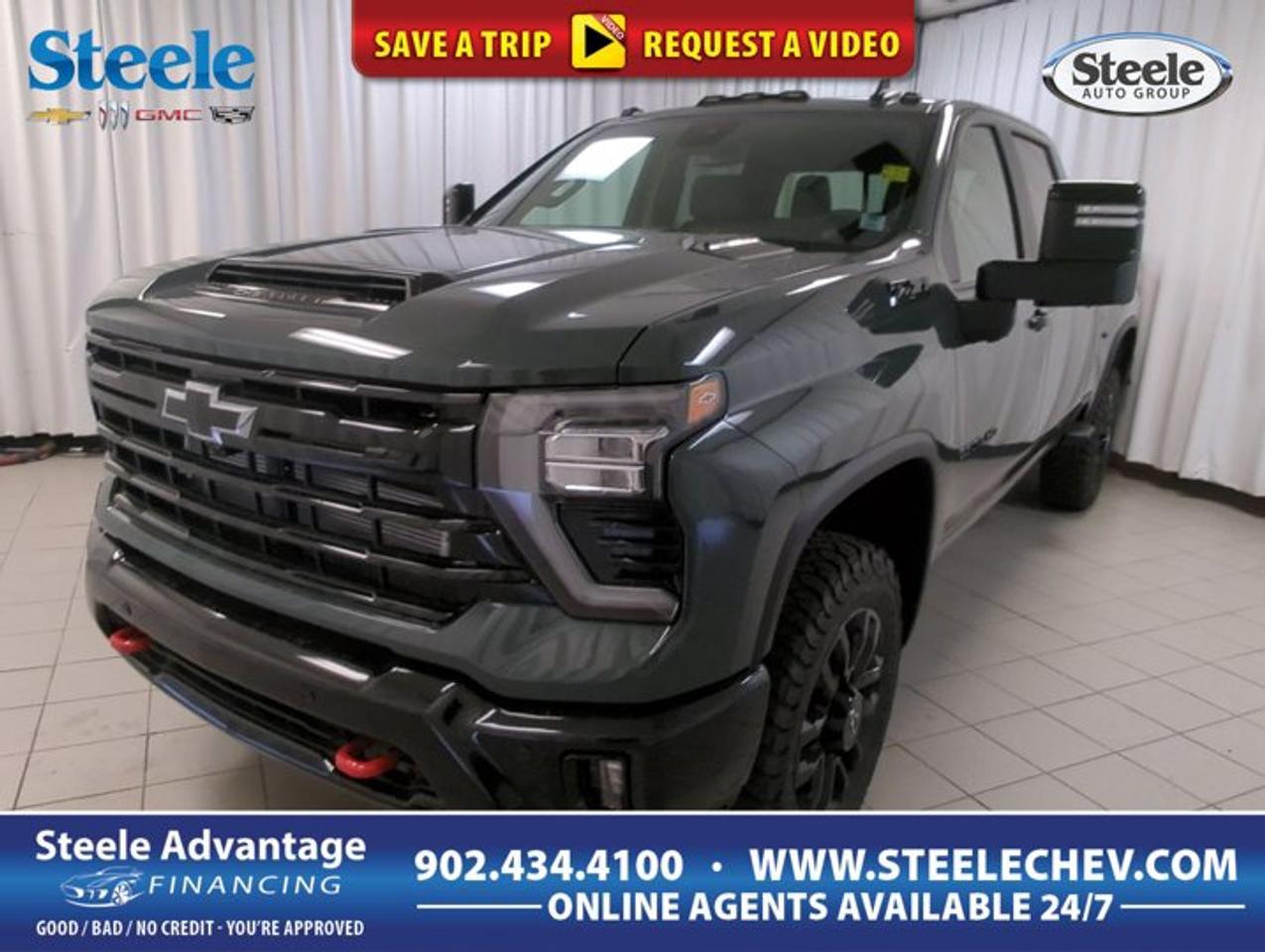 Built to handle hard work and long days with confidence, this 2026 Chevrolet Silverado 2500 LT delivers heavy-duty diesel strength, four-wheel-drive capability, and the comfort todays truck buyers want most. Finished in Grey with a Black interior, this four-door pickup is ready for job sites, towing tasks, and all-season driving in Dartmouth.The 2026 Chevrolet Silverado 2500 LT stands out with a proven 6.6L turbocharged diesel V8, automatic transmission, and 4WD traction for strong pull and steady control. With off-road suspension, off-road tires, automatic climate control, a heated steering wheel, and rear cross traffic alert, it brings together toughness and everyday ease in one smart package.FEATURES OF THE Silverado 2500 LTGrey exterior with bold truck presenceBlack interior with practical cabin layoutFour full doors for easy accessAutomatic transmission for smooth heavy-duty drivingTRUCK FEATURESFour-wheel drive for added all-terrain tractionDiesel V8 built for serious pullingOff-road suspension supports rougher surface controlOff-road tires add grip on loose terrainADVANCED SAFETY FEATURESRear cross traffic alert aids reversingFour-wheel drive helps maintain road gripOff-road tires support traction in conditionsHeavy-duty build inspires confident daily drivingPERFORMANCE AND EFFICIENCY6.6L turbocharged diesel V8 delivers torqueAutomatic transmission supports smooth power deliveryFour-wheel drive boosts capability year-roundDiesel power suits hauling and towingCOMFORT AND CONVENIENCEAutomatic climate control keeps cabin comfortableHeated steering wheel adds cold-weather comfortFour-door layout improves passenger accessSpacious cabin suits work and travelTECHNOLOGY AND CONNECTIVITYClear controls support easy daily useDriver-focused layout keeps functions within reachAutomatic systems simplify day-to-day operationRear alert system adds parking confidenceCARGO SPACEPickup bed supports tools and gearHeavy-duty design suits demanding cargo tasksCabin offers room for personal itemsFour-door body adds interior flexibilityWHAT OTHER OWNERS LIKEStrong diesel torque for hard workConfident four-wheel drive in poor weatherComfortable cabin for long driving daysOff-road setup for added versatilityFor drivers who need real heavy-duty ability, this 2026 Chevrolet Silverado 2500 LT is a smart fit. The diesel V8 gives this truck the kind of low-end pulling power that makes towing, hauling, and climbing grades feel more controlled. Its automatic transmission helps deliver that power smoothly, while the 4WD system adds confidence on muddy sites, snowy roads, and uneven ground.The Grey exterior gives this Silverado 2500 LT a clean, professional look that suits both business and personal use. Inside, the Black cabin keeps the atmosphere practical and easy to maintain. The four-door configuration also makes a big difference during busy days, giving passengers easier entry and creating more flexibility for carrying people and gear.This truck also brings welcome comfort for life in Atlantic Canada. Automatic climate control helps keep the cabin at the right temperature through changing seasons, and the heated steering wheel is a feature many drivers will appreciate on cold Dartmouth mornings. These touches make a hard-working truck easier to enjoy every day.Its off-road suspension and off-road tires add another layer of usefulness. Whether the route includes gravel, ruts, unpaved roads, or a remote work area, this Silverado 2500 LT is better prepared to manage the surface beneath it. Rear cross traffic alert also adds helpful awareness when backing out in tighter spaces or busier areas.If you want a heavy-duty pickup that blends diesel muscle, off-road readiness, and useful comfort, this 2026 Chevrolet Silverado 2500 LT deserves a close look at Steele Chevrolet Buick GMC in Dartmouth.This 2026 Chevrolet Silverado 2500 LTs VIN is: 1GC4KNEY6TF322747 .
