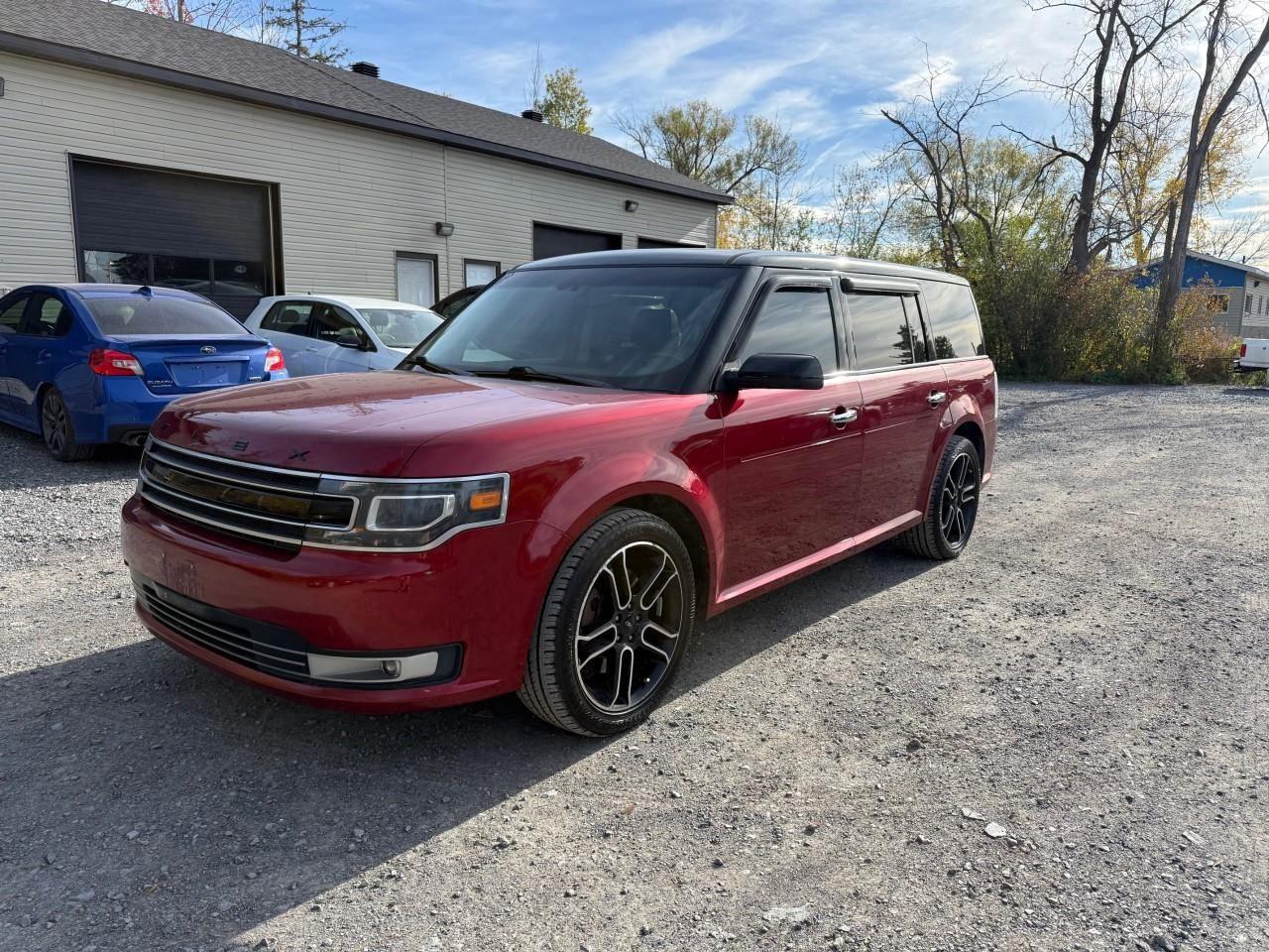 <p><strong>2016 Ford Flex Limited AWD  Premium 7-Passenger Family SUV with Heated & Ventilated Leather for Sale in Ottawa, ON</strong></p><p>Available now at Orr Motors  Ottawa's Trusted Used SUV Dealer since 1962.</p><p>The 2016 Ford Flex Limited AWD blends genuine 7-passenger versatility with the upgraded comfort, technology, and styling of Ford's top Flex trim  a distinctive pre-owned SUV for families across Ottawa, Kanata, and Stittsville who want something that stands apart from the usual three-row crowd. The Limited adds heated and ventilated leather front seats, heated steering wheel, push-button start, power liftgate, Sony premium audio, and 19-inch alloys over the SEL, with intelligent All-Wheel Drive standing up to every Canadian winter. Bring comfort, space, and safety to your family's adventures. Contact Orr Motors today to schedule your test drive.</p><p>Powered by the 3.5L Ti-VCT V6 producing 287 horsepower and 254 lb-ft of torque, paired with a 6-speed SelectShift automatic transmission and intelligent All-Wheel Drive, the Flex Limited delivers smooth, confident performance with the highway composure that makes longer family trips genuinely enjoyable.</p><p><strong>Key Features:</strong></p><ul><li><p>3.5L Ti-VCT V6 Engine (287 hp / 254 lb-ft)</p></li><li><p>6-Speed SelectShift Automatic Transmission</p></li><li><p>Intelligent All-Wheel Drive</p></li><li><p>7-Passenger Seating with Power-Folding Third Row</p></li><li><p>Heated & Ventilated Front Leather Seats</p></li><li><p>10-Way Power Driver & Passenger Seats with Memory</p></li><li><p>Heated Steering Wheel</p></li><li><p>Push-Button Start with Intelligent Access</p></li><li><p>Remote Start System</p></li><li><p>8" Ford Sync 3 Touchscreen with Bluetooth & SiriusXM</p></li><li><p>Sony 12-Speaker Premium Audio System</p></li><li><p>Dual-Zone Automatic Climate Control</p></li><li><p>Power Liftgate</p></li><li><p>Reverse Sensing System with Rearview Camera</p></li><li><p>BLIS Blind Spot Information System with Cross-Traffic Alert</p></li><li><p>HID Headlights with LED Accent Lighting</p></li><li><p>Auto-Dimming Rearview Mirror with HomeLink</p></li><li><p>19" Polished Aluminum Wheels</p></li></ul><p><strong>Fuel Economy (L/100 km):</strong> City: 13.7 · Highway: 10.1 · Combined: 12.1</p><p><strong>Additional Highlights:</strong> Fully Certified & Safety Inspected Financing Available for All Credit Types Extended Warranty Options Available</p><p><strong>Why Buy from Orr Motors Ottawa:</strong> Family-Owned & Operated Dealership Since 1962 Certified & Safety-Inspected Vehicles Competitive Financing Options for All Credit Types Extended Warranty Coverage Available Serving Ottawa, Kanata, Stittsville & Nepean</p><p>Visit us at Orr Motors  6230 Hazeldean Rd, Ottawa</p><p>Call: 613-836-3333 | <a target=_blank rel=noopener noreferrer nofollow href=http://orrmotors.com>orrmotors.com</a> </p> <br /> <br /> <br /> **Advertised price is for finance purchase. <br /> *Every reasonable effort is made to ensure the accuracy of the information listed above. Vehicle pricing, incentives, options (including standard equipment), and technical specifications listed is for the Year, Make and Model of the vehicle, and may not match the exact vehicle displayed. Please confirm with a sales representative the accuracy of this information.