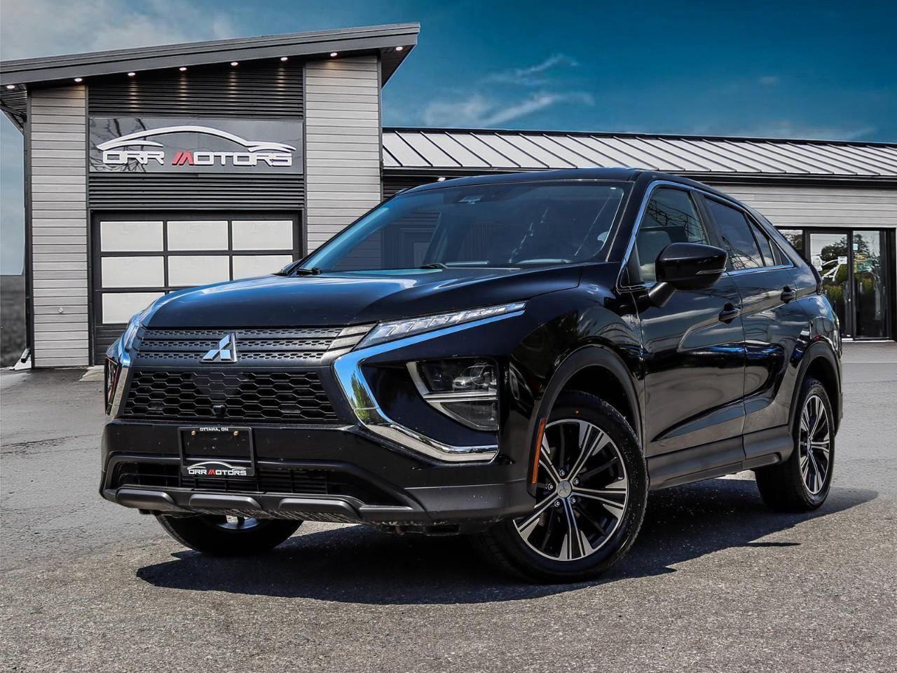 <p><strong>2022 Mitsubishi Eclipse Cross ES S-AWC -- Feature-Packed Compact Crossover for Sale in Ottawa, ON</strong></p><p>Available now at Orr Motors -- Ottawa's Trusted Used SUV Dealer since 1962.</p><p>This pre-owned 2022 Mitsubishi Eclipse Cross ES S-AWC delivers a confident, well-equipped compact crossover experience at a compelling value -- making it an ideal choice for Ottawa-area drivers in Kanata, Stittsville, and Nepean who want all-season AWD capability, Apple CarPlay connectivity, and genuine everyday practicality. Freshened for 2022 with a longer, more refined body and a feature-rich ES trim, the Eclipse Cross punches well above its entry-level price point. Available at Orr Motors, Ottawa's family-owned dealer since 1962.</p><p>Under the hood sits a 1.5L turbocharged four-cylinder engine producing 152 horsepower and 184 lb-ft of torque, paired with a CVT transmission and Mitsubishi's Super All-Wheel Control (S-AWC) system. With selectable drive modes including Normal, Snow, and Gravel, the Eclipse Cross delivers capable, composed performance across every Canadian season.</p><p><strong>Key Features:</strong></p><ul><li><p>1.5L Turbocharged 4-Cylinder Engine (152 hp / 184 lb-ft)</p></li><li><p>CVT Transmission with 8-Step Paddle Shift Mode</p></li><li><p>Super All-Wheel Control (S-AWC) with Normal / Snow / Gravel Drive Modes</p></li><li><p>18" Alloy Wheels</p></li><li><p>8" Touchscreen with Apple CarPlay & Android Auto</p></li><li><p>SiriusXM Satellite Radio</p></li><li><p>Bluetooth Audio Connectivity</p></li><li><p>Heated Front Seats</p></li><li><p>Automatic Climate Control</p></li><li><p>Forward Collision Mitigation with Automatic Emergency Braking</p></li><li><p>Auto On/Off Headlights</p></li><li><p>Heated & Power-Adjustable Side Mirrors</p></li><li><p>LED Taillights</p></li><li><p>5-Passenger Seating</p></li></ul><p><strong>Fuel Economy (L/100 km):</strong></p><p>City: 9.6 · Highway: 8.9 · Combined: 9.3</p><p><strong>Additional Highlights:</strong></p><p>Fully Certified & Safety Inspected</p><p>Financing Available for All Credit Types</p><p>Extended Warranty Options Available</p><p><strong>Why Buy from Orr Motors Ottawa:</strong></p><p>Family-Owned & Operated Dealership Since 1962</p><p>Certified & Safety-Inspected Vehicles</p><p>Competitive Financing Options for All Credit Types</p><p>Extended Warranty Coverage Available</p><p>Serving Ottawa, Kanata, Stittsville & Nepean</p><p>Visit us at Orr Motors -- 6230 Hazeldean Rd, Ottawa</p><p>Call: 613-836-3333 | <a target=_blank rel=noopener noreferrer nofollow href=http://orrmotors.com>orrmotors.com</a> S-AWC | CARPLAY | HTD SEATS | 18" ALLOYS | AUTO AC</p><p>Orr Motors - The trusted used car dealer in Ottawa since 1962.</p> <br /> <br /> <br /> **Advertised price is for finance purchase. <br /> *Every reasonable effort is made to ensure the accuracy of the information listed above. Vehicle pricing, incentives, options (including standard equipment), and technical specifications listed is for the Year, Make and Model of the vehicle, and may not match the exact vehicle displayed. Please confirm with a sales representative the accuracy of this information.