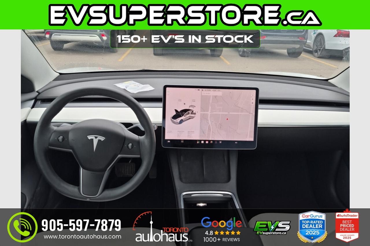 2022 Tesla Model 3 LR AWD I WHITE INT. I EVsuperstore.ca Photo