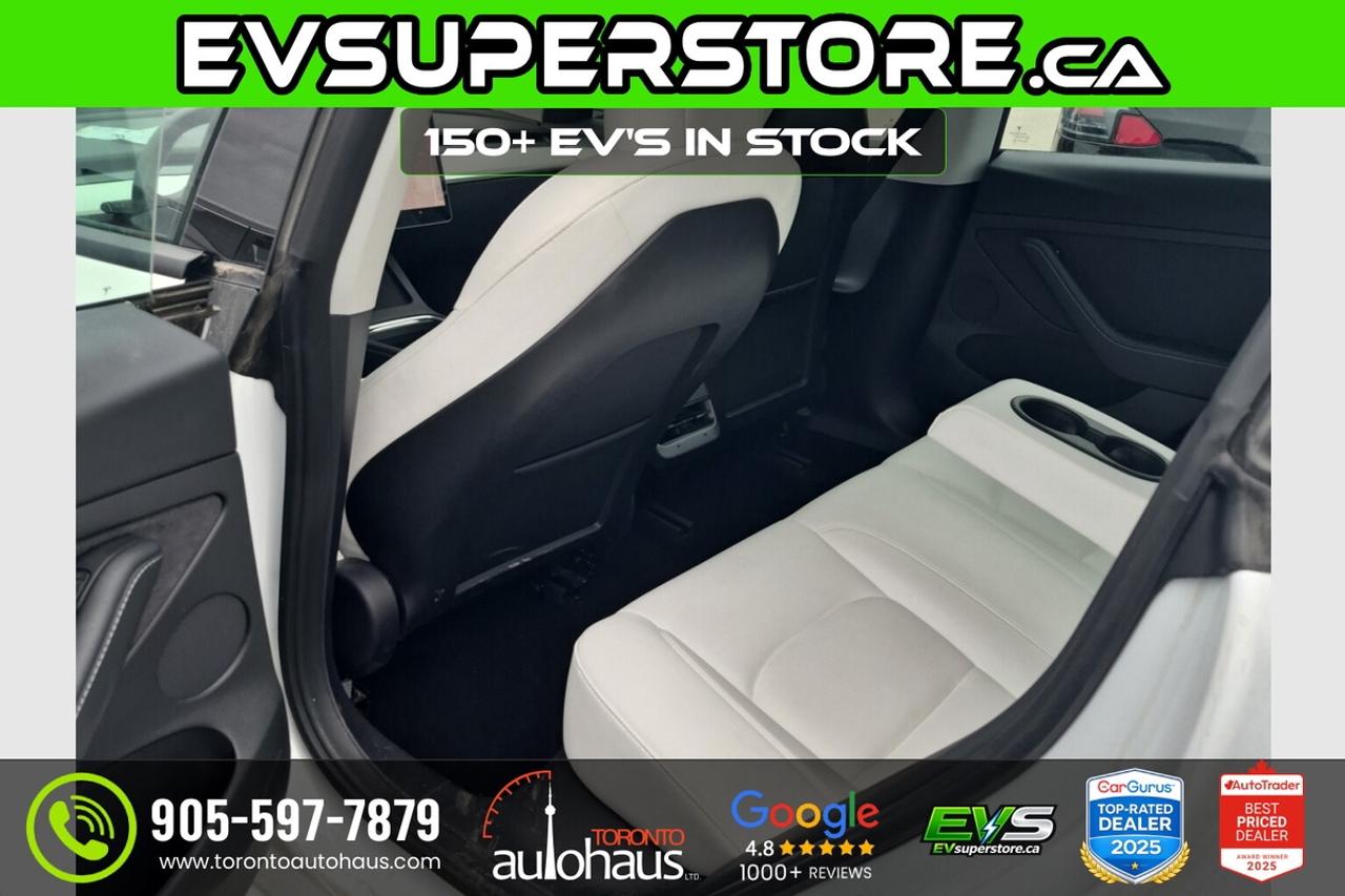 2022 Tesla Model 3 LR AWD I WHITE INT. I EVsuperstore.ca Photo