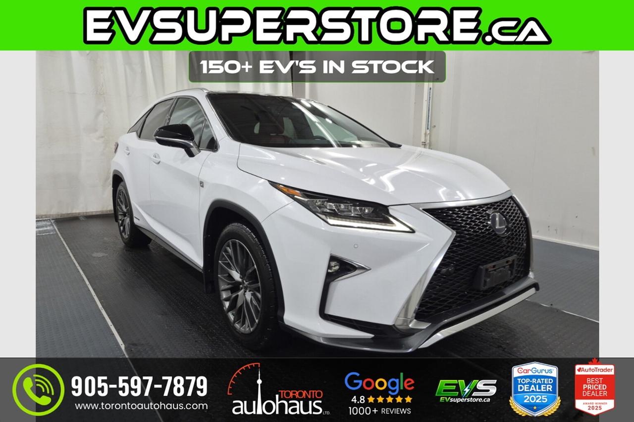 2018 Lexus RX 450h F SPORT 3 I RED INTERIOR I NO ACCIDENTS Photo