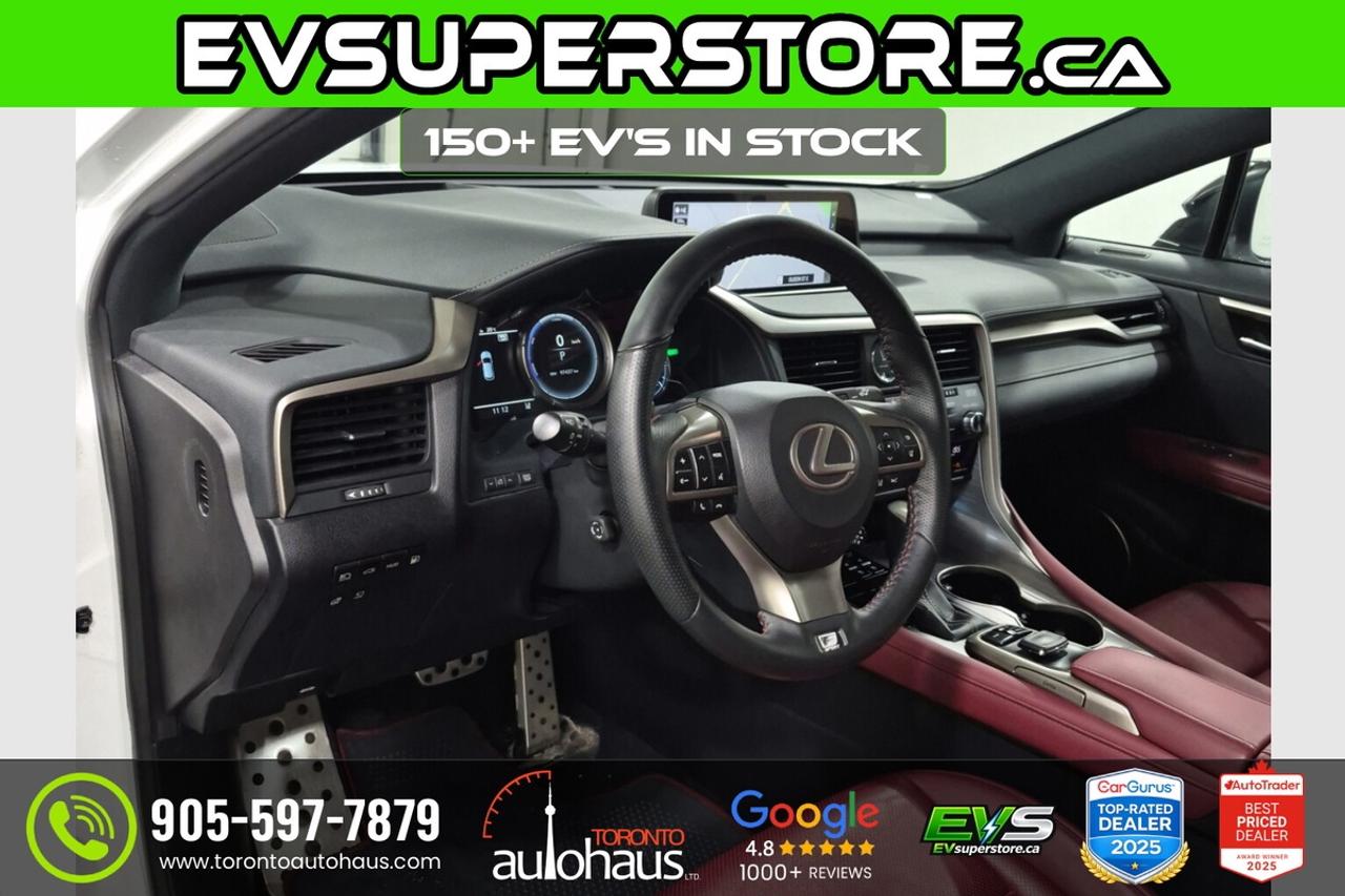 2018 Lexus RX 450h F SPORT 3 I RED INTERIOR I NO ACCIDENTS Photo