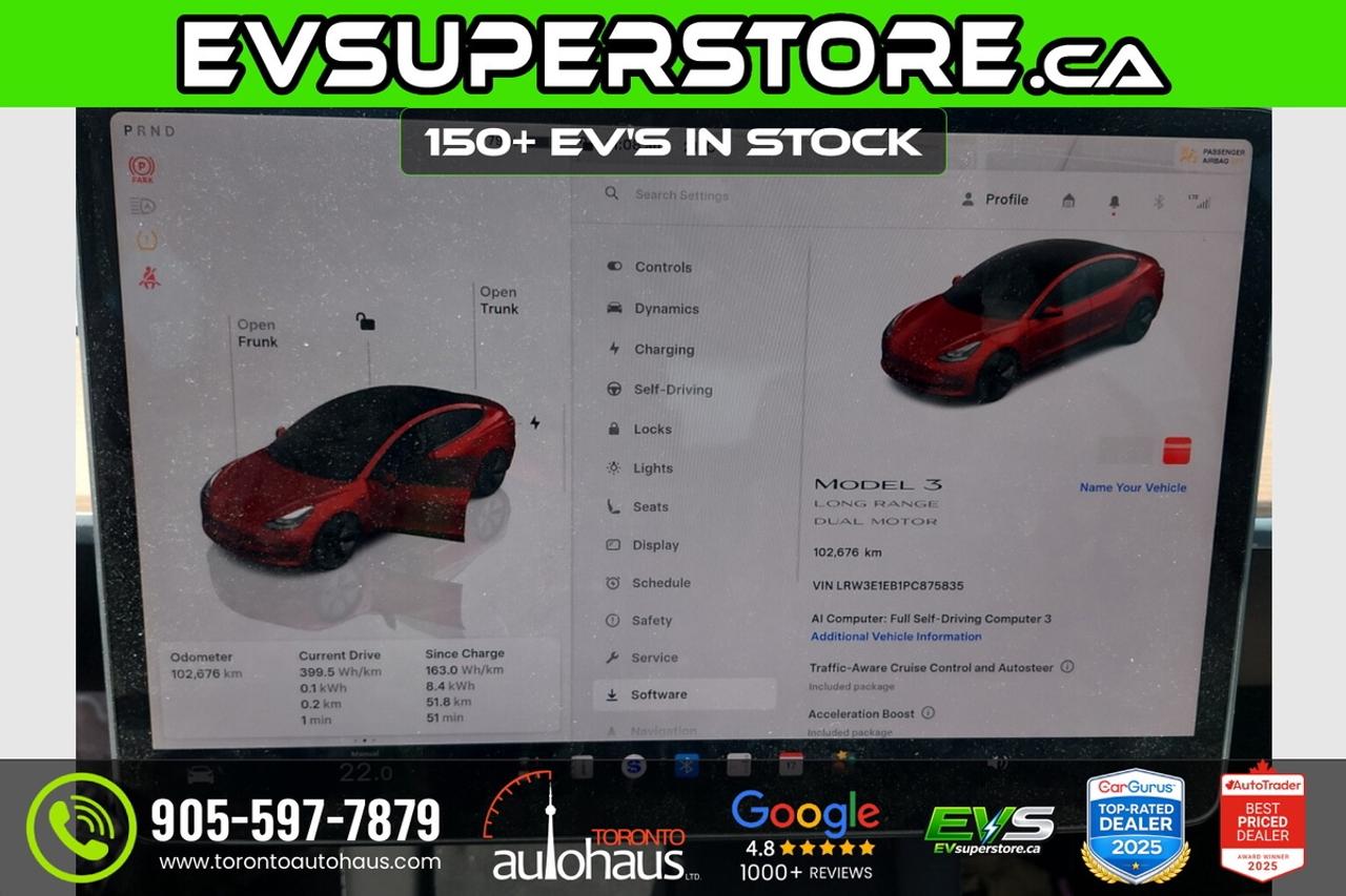 2023 Tesla Model 3 LONG RANGE AWD I EVSUPERSTORE.CA Photo