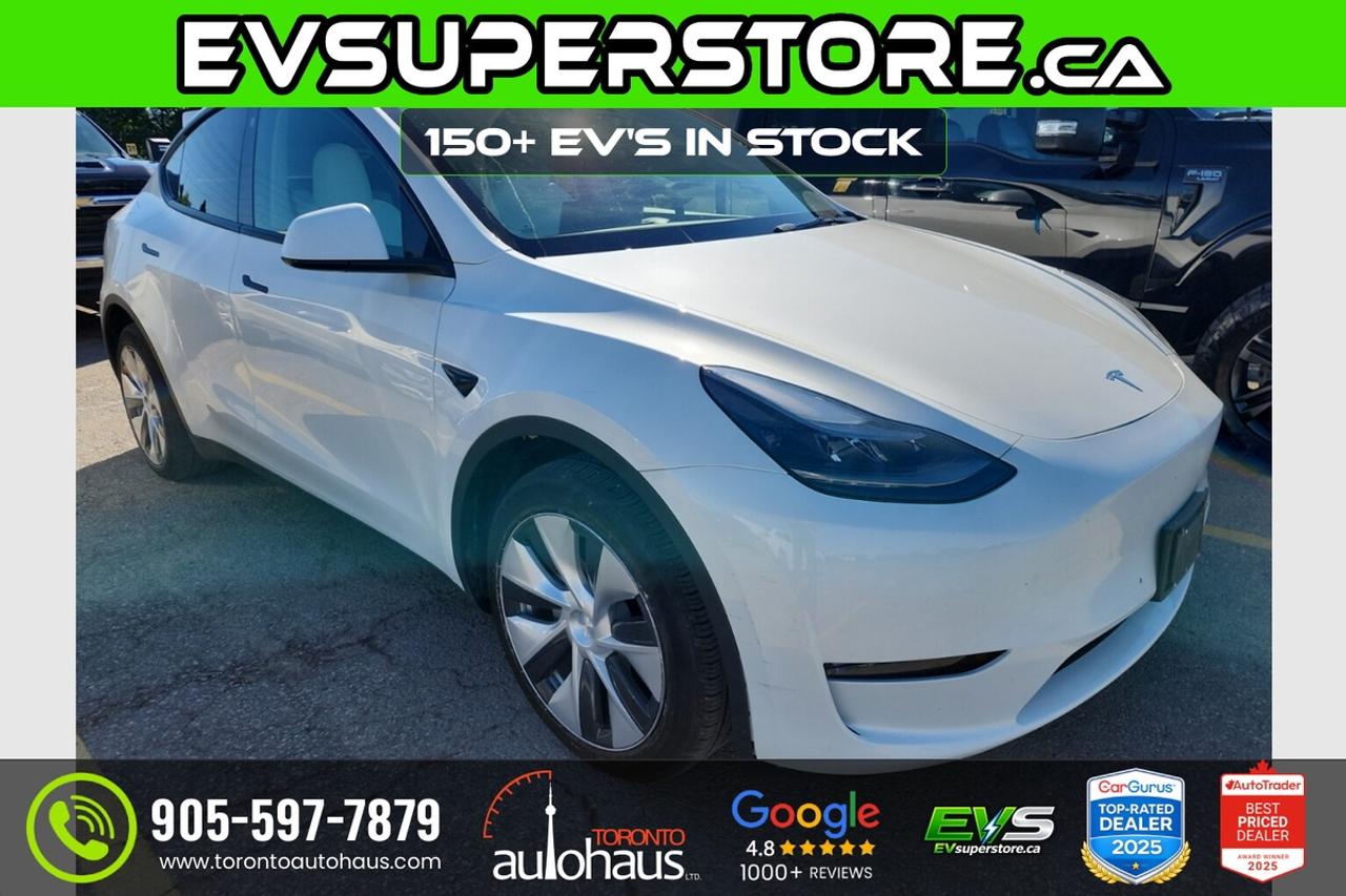 2023 Tesla Model Y LR AWD I WHITE INTERION AT EVSUPERSTORE.CA Photo