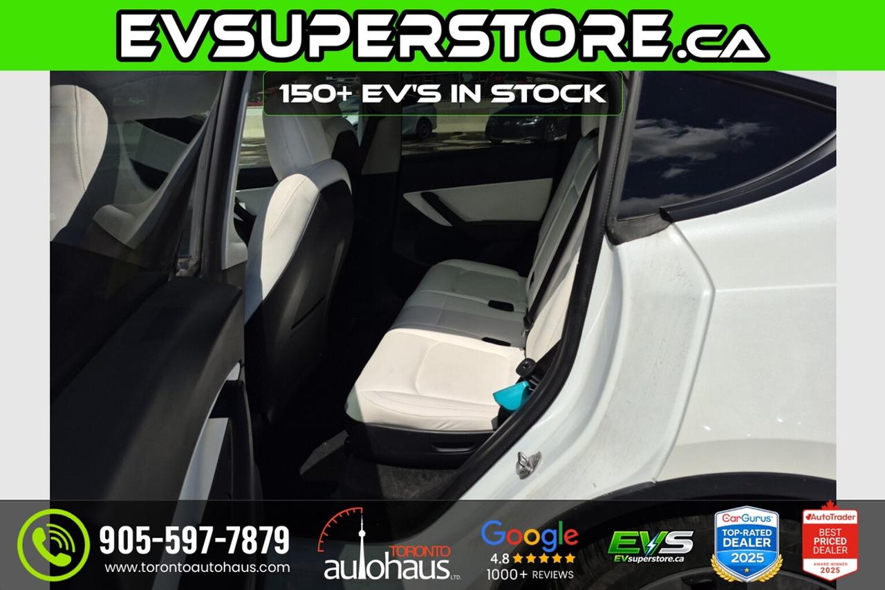 2022 Tesla Model Y AWD I WHITE on WHITE I 7 SEATER Photo