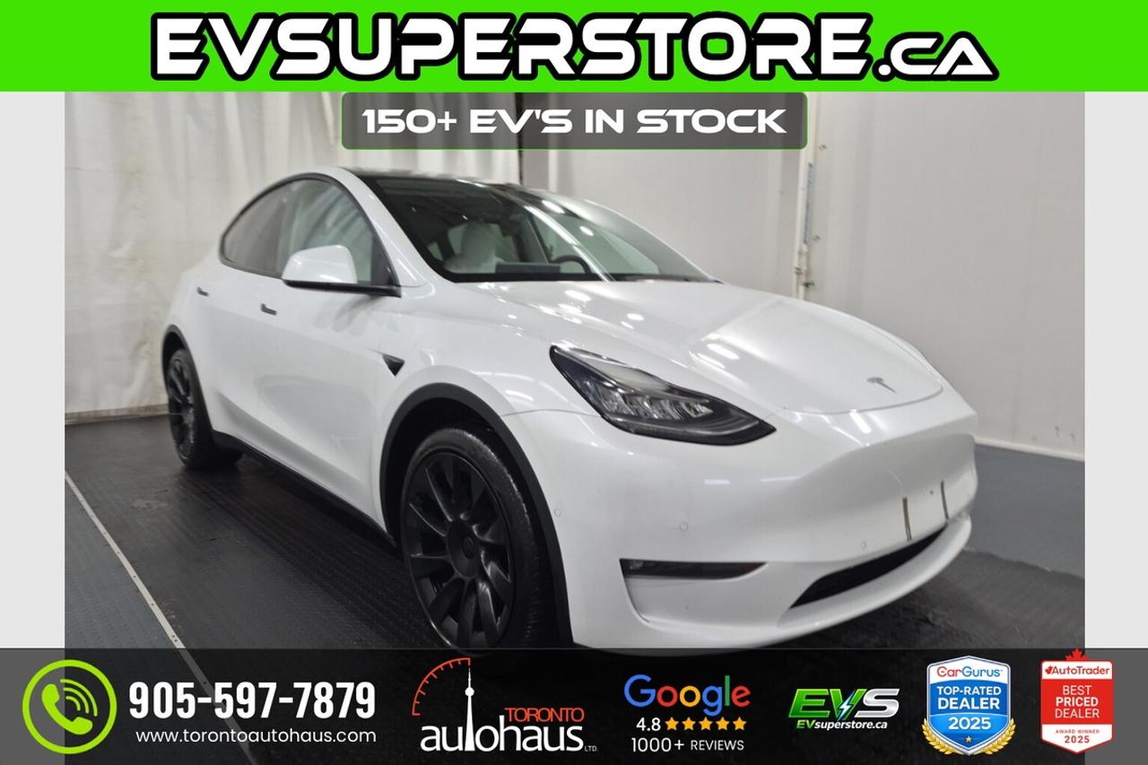 2022 Tesla Model Y LR AWD I WHITE INT. I EVsuperstore.ca Photo