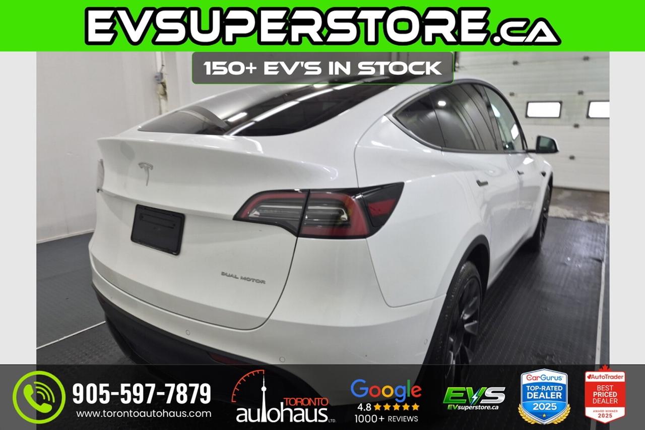 2022 Tesla Model Y LR AWD I WHITE INT. I EVsuperstore.ca Photo