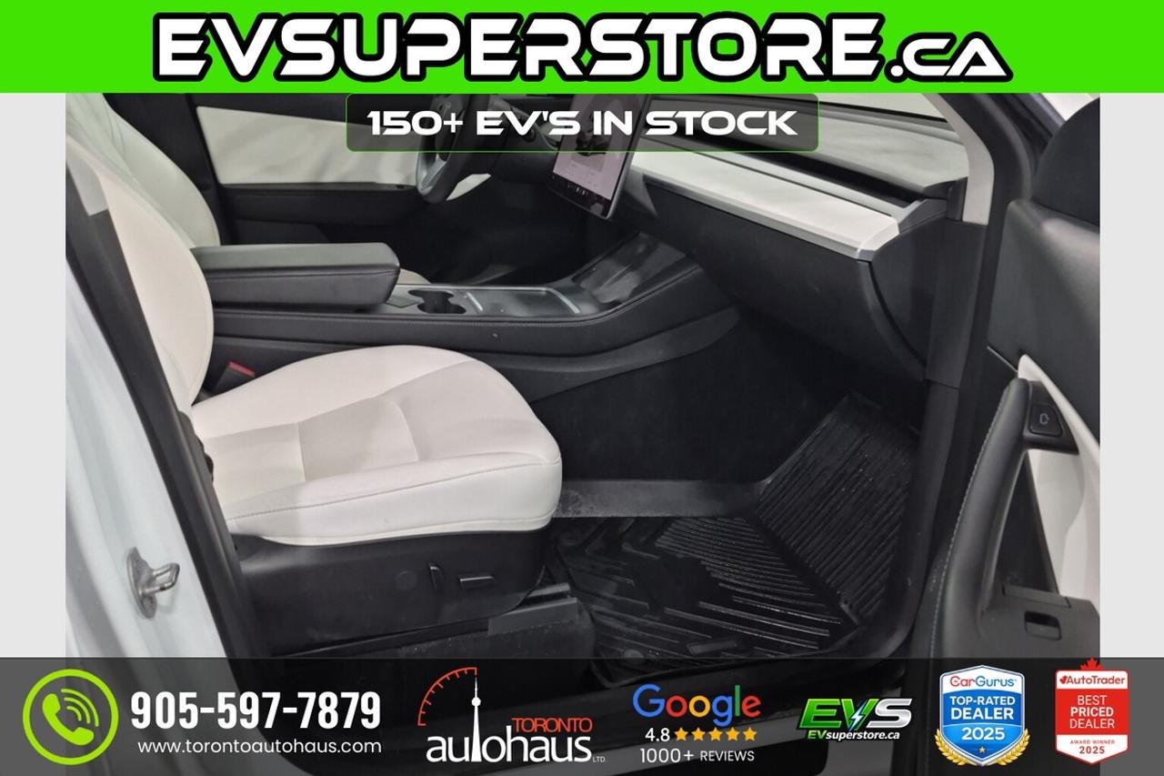 2022 Tesla Model Y LR AWD I WHITE INT. I EVsuperstore.ca Photo