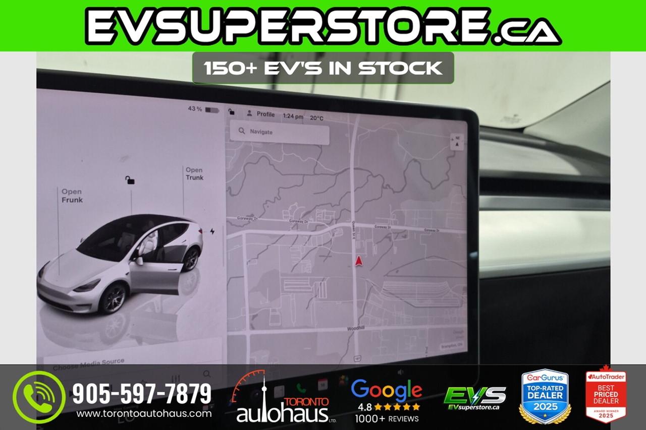 2022 Tesla Model Y LR AWD I WHITE INT. I EVsuperstore.ca Photo