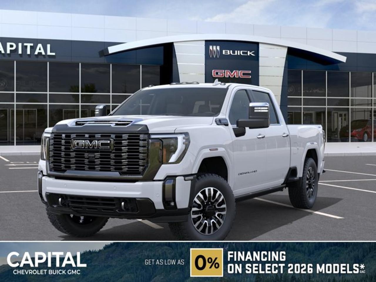 This GMC Sierra 3500HD boasts a Turbocharged Diesel V8 6.6L/ engine powering this Automatic transmission. ENGINE, DURAMAX 6.6L TURBO-DIESEL V8, B20-DIESEL COMPATIBLE (470 hp [350.5 kW] @ 2800 rpm, 975 lb-ft of torque [1322 Nm] @ 1600 rpm) (STD), Wireless phone projection for Apple CarPlay and Android Auto, Wireless Charging.*This GMC Sierra 3500HD Comes Equipped with These Options *Wipers, front rain-sensing, Winter Grille Cover, Windows, power rear, express down, Window, power, rear sliding with rear defogger, Window, power front, passenger express up/down, Window, power front, drivers express up/down, Wi-Fi Hotspot capable (Terms and limitations apply. See onstar.com or dealer for details.), Wheels, 20 (50.8 cm) Ultra-bright machined aluminum wheels with gloss black inserts with Black painted pockets (Requires single rear wheels.), Wheelhouse liners, rear (Not available with dual rear wheel models.), USB ports, 2, Charge/Data ports located inside centre console.* Stop By Today *Live a little- stop by Capital Chevrolet Buick GMC Inc. located at 13103 Lake Fraser Drive SE, Calgary, AB T2J 3H5 to make this car yours today!