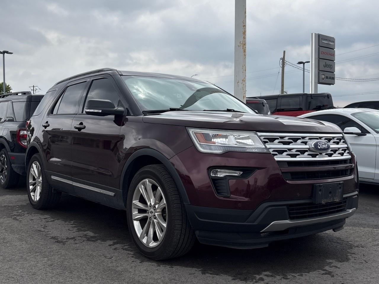 <p>The 2019 Ford Explorer XLT V6 is a midsize SUV that combines strong performance, family-friendly practicality, and comfortable features. Equipped with a 3.5-litre V6 engine producing 290 horsepower and paired with a 6-speed automatic transmission, it offers confident acceleration, seating for up to seven passengers, and a towing capacity of up to 5,000 lbs when properly equipped. The XLT trim adds conveniences such as power front seats, keyless entry with push-button start, satellite radio, and a power liftgate, making it a well-rounded choice for families and everyday driving.</p>