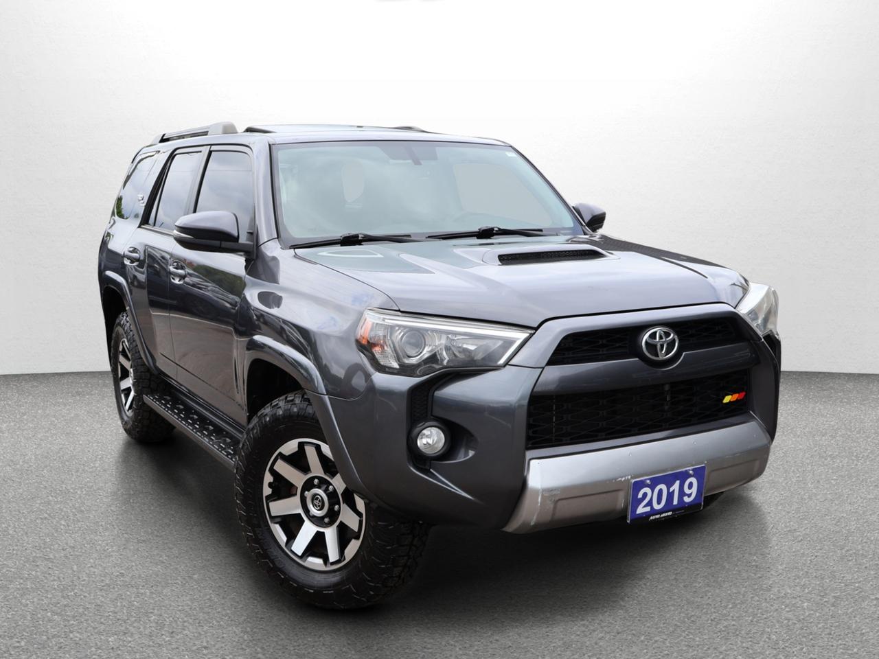 2019 Toyota 4Runner TRD-OFF ROAD 4WD CERTIFIED *ACCIDENT FREE* CAMERA NAV BLUETOOTH LEATHER HEATED SEATS SUNROOF CRUISE ALLOYS - Photo #1